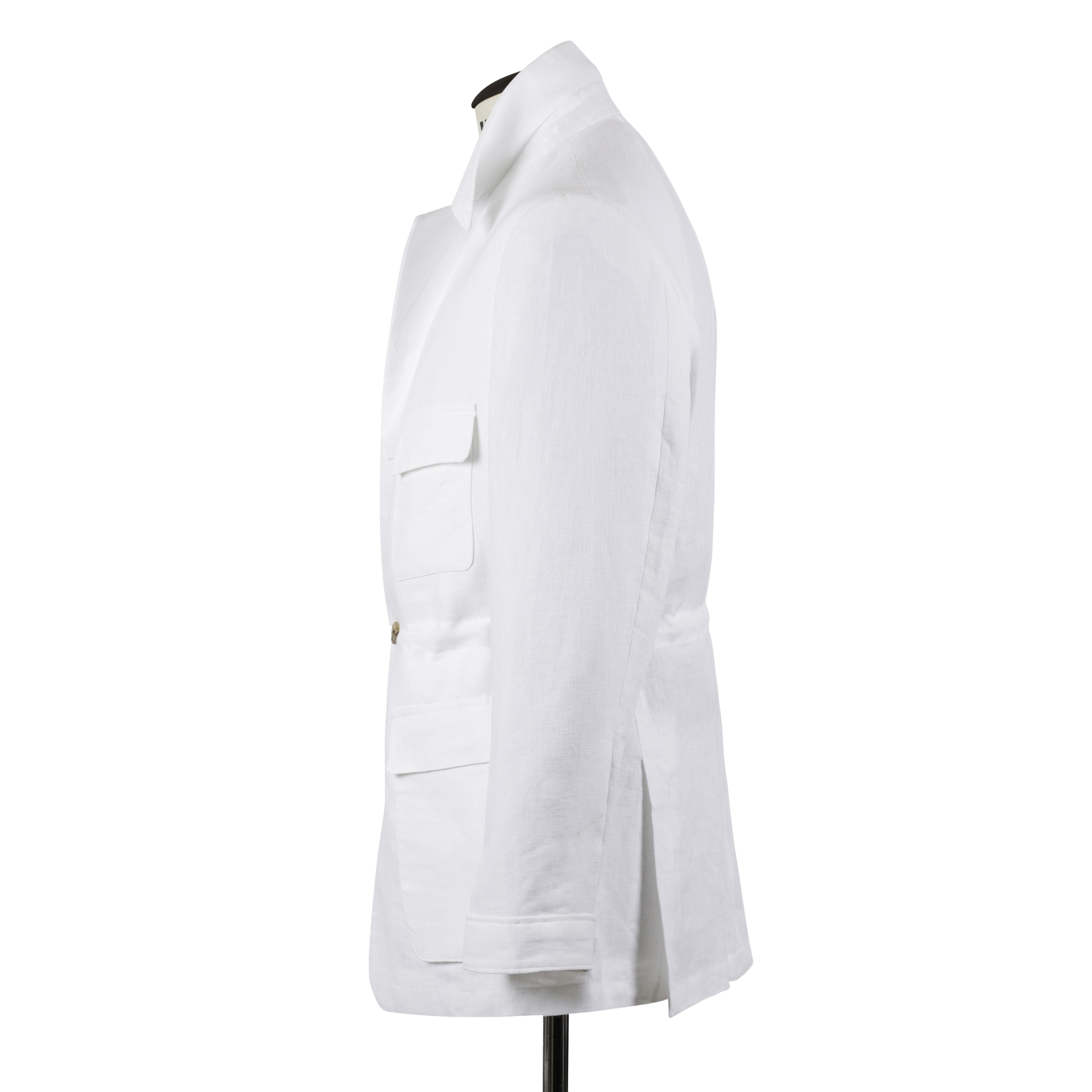 Safari Jacket in White Linen – Cad & The Dandy Savile Row Safari Jacket in White Linen – Cad & The Dandy Savile Row