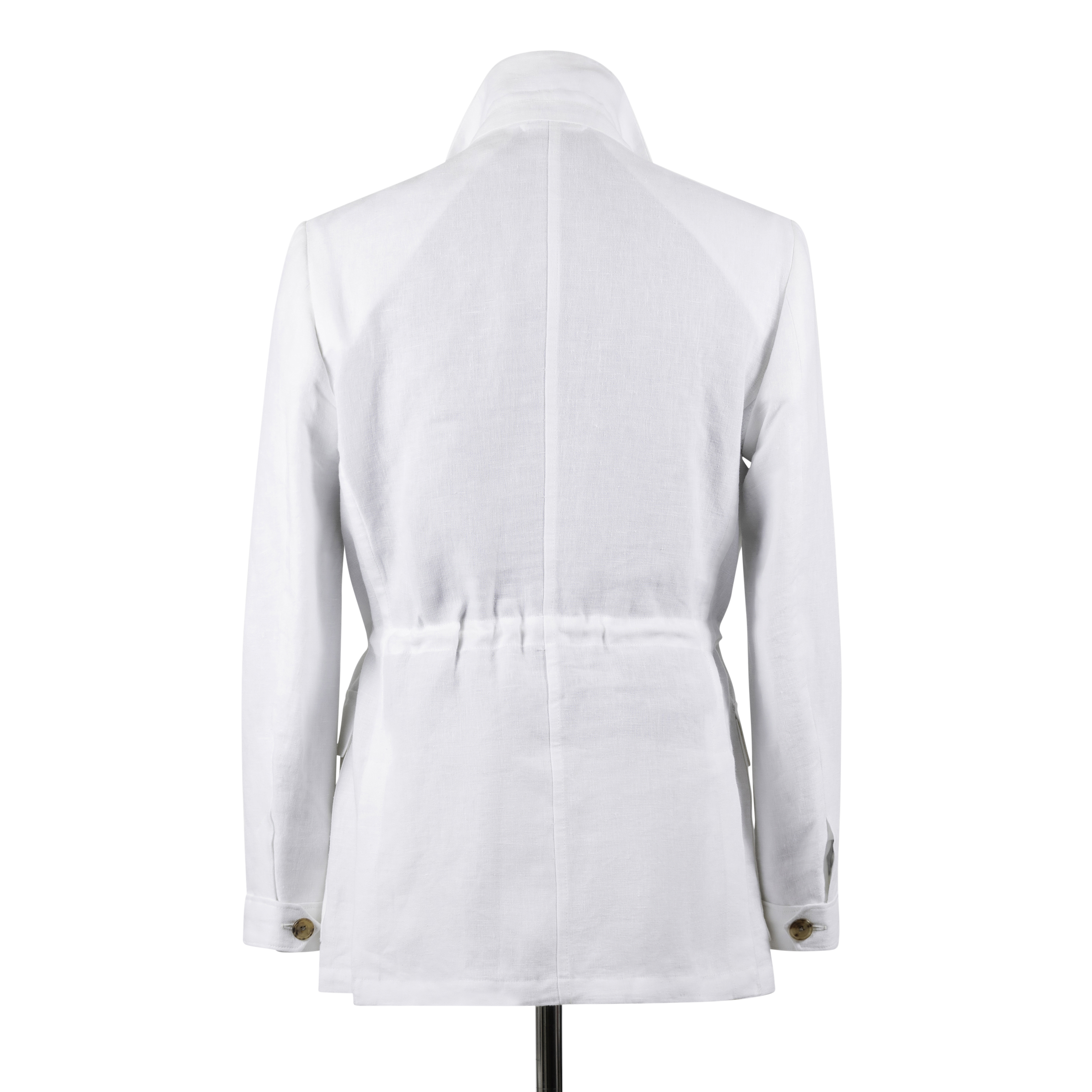 Safari Jacket in White Linen – Cad & The Dandy Savile Row Safari Jacket in White Linen – Cad & The Dandy Savile Row