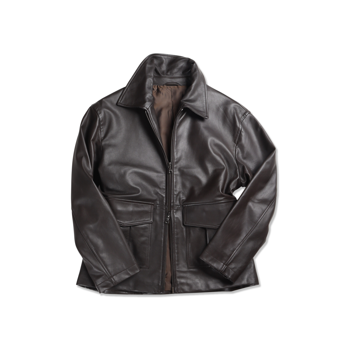 Flight Jacket in Chocolate Brown Napa Leather – Cad & The Dandy
