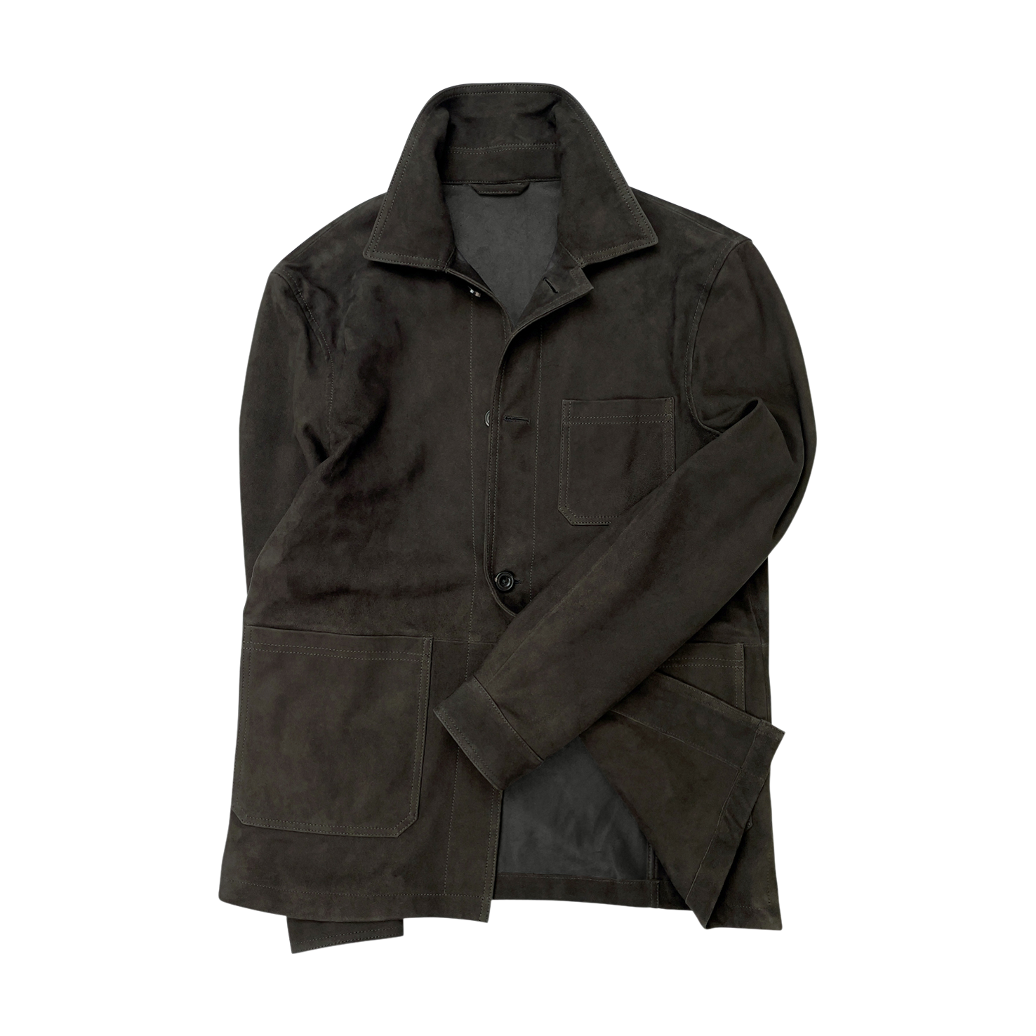 Worker Jacket in Chocolate Brown Suede – Cad & The Dandy Savile Row