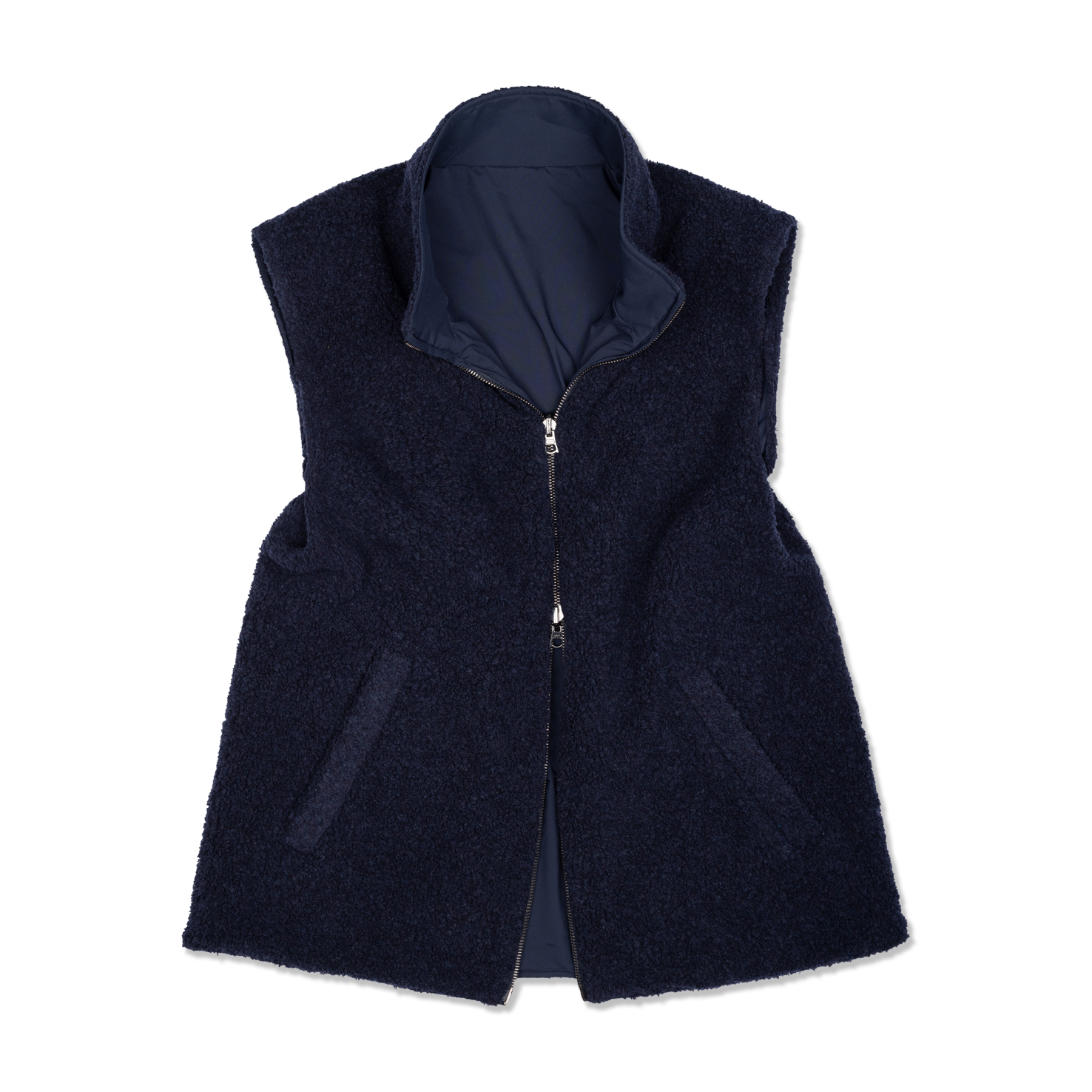 Technical Zip Gilet in Navy – Cad & The Dandy Savile Row