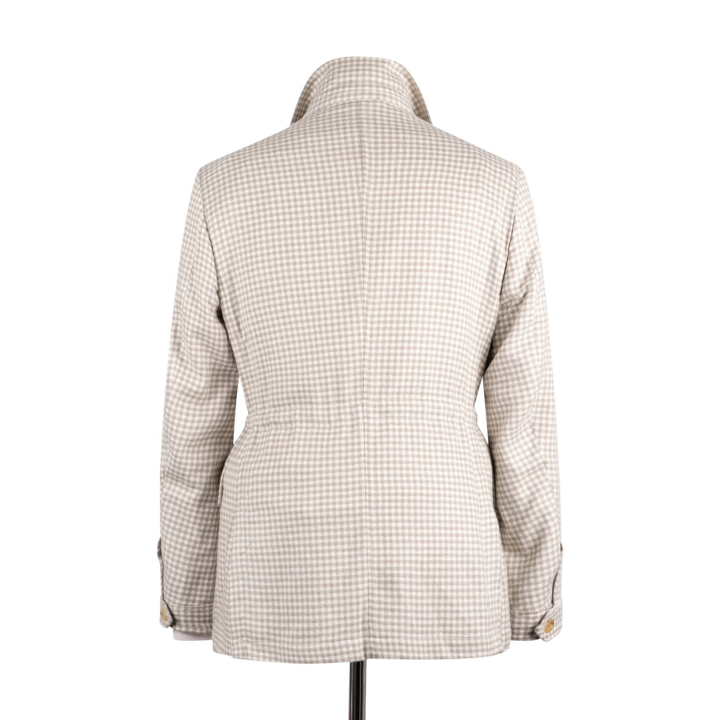 Safari Jacket in Cream Cashmere Check – Cad & The Dandy Savile Row