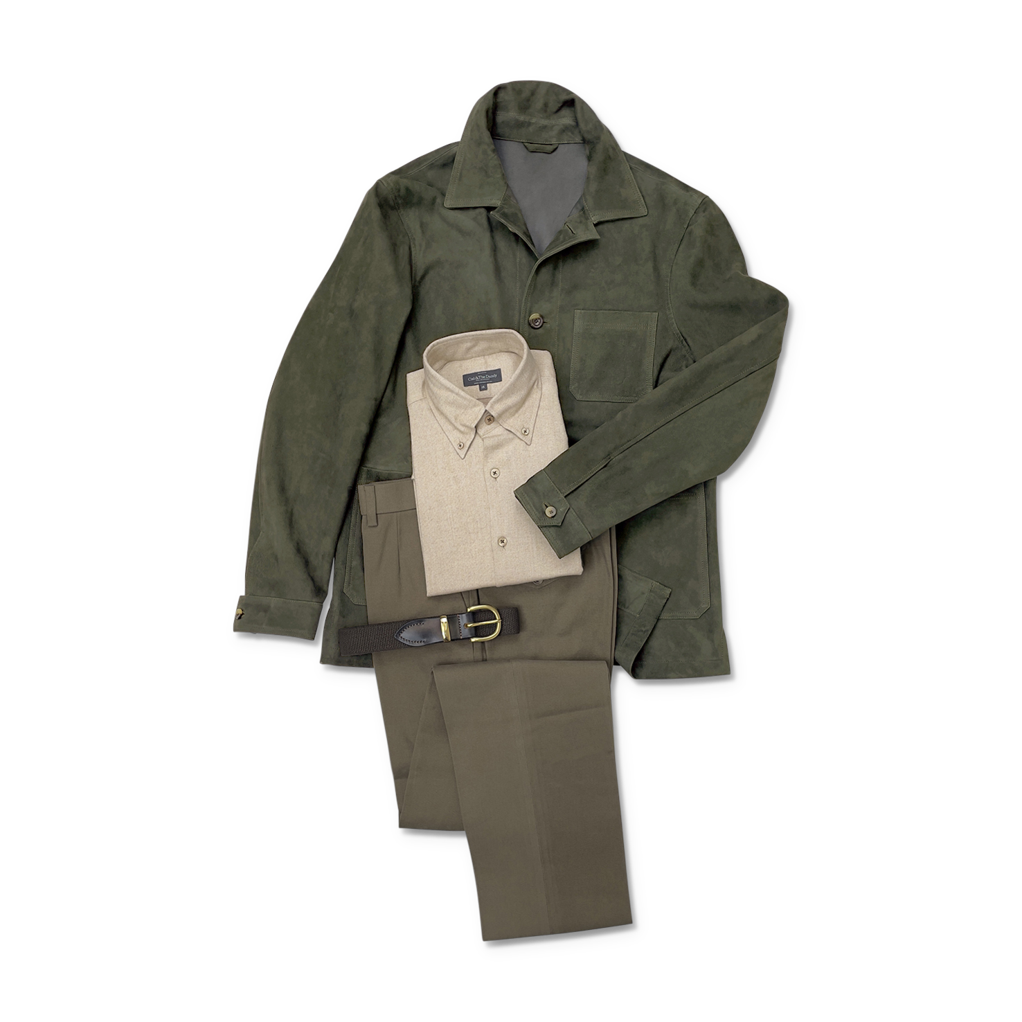 Worker Jacket in Forest Green Suede – Cad & The Dandy Savile Row
