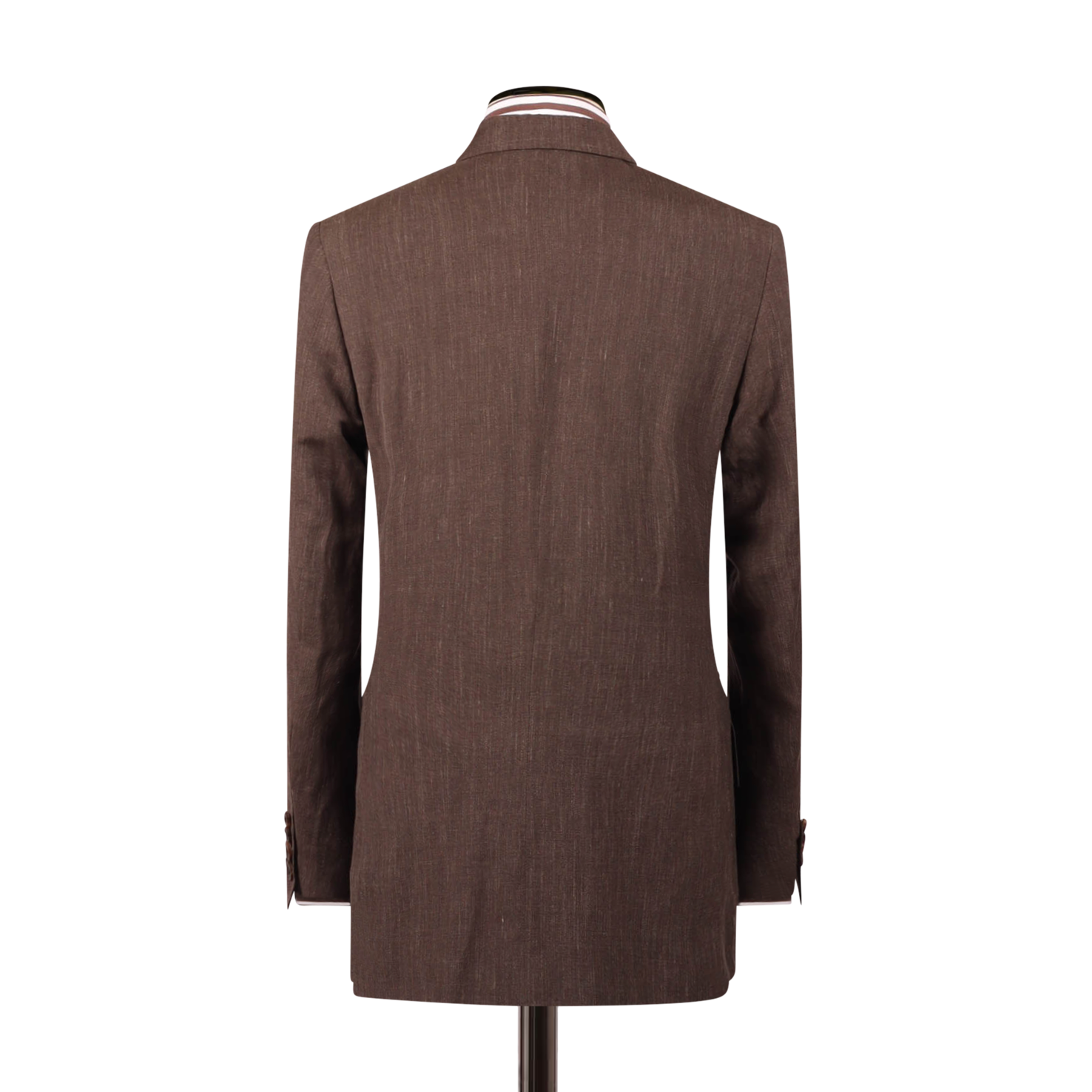 Suede lapel single-breasted suit jacket main image 1