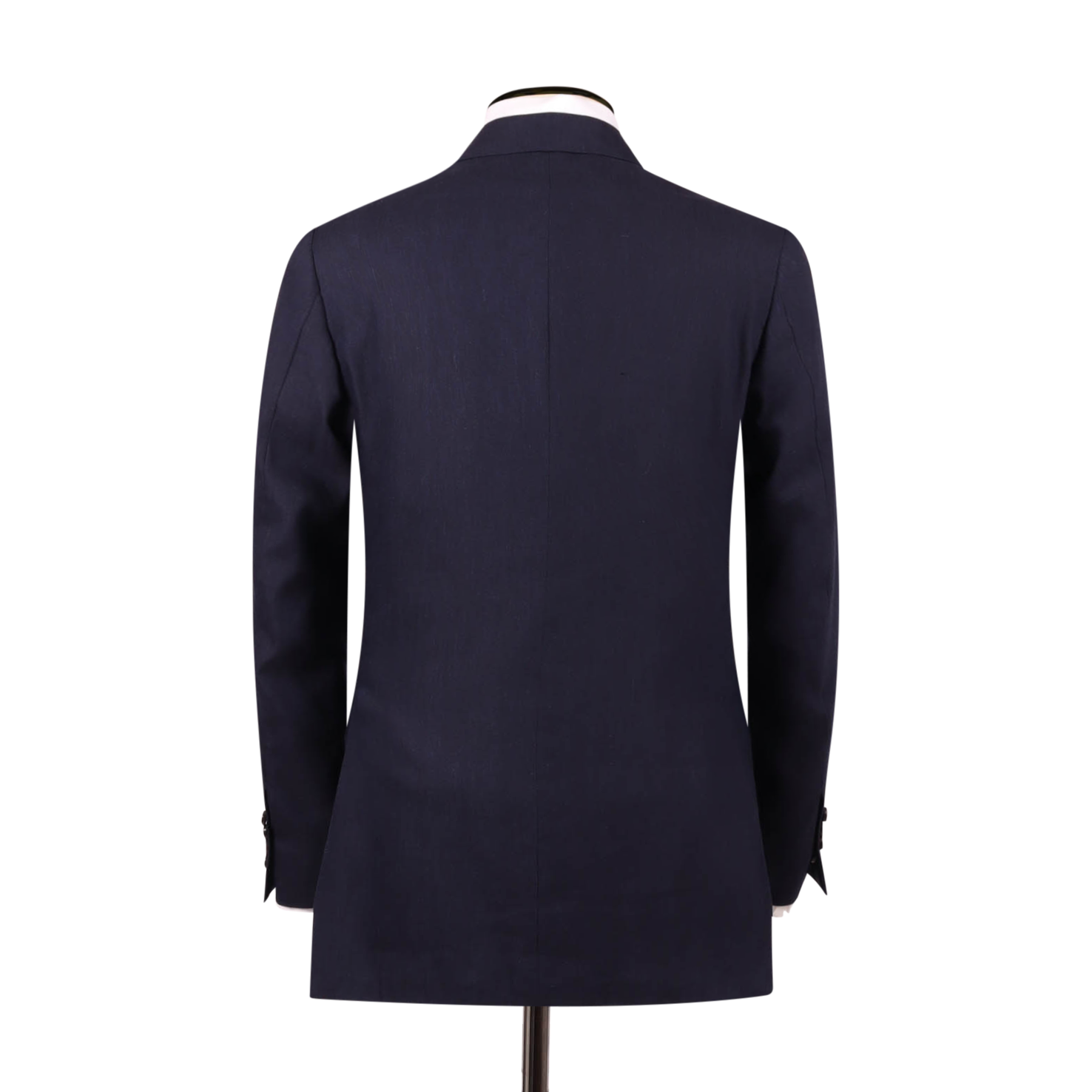 Suede lapel single-breasted suit jacket