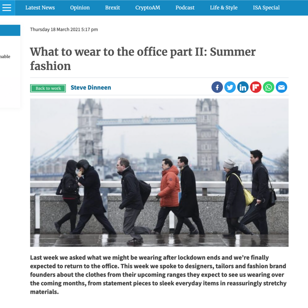 City AM – What to Wear to the Office