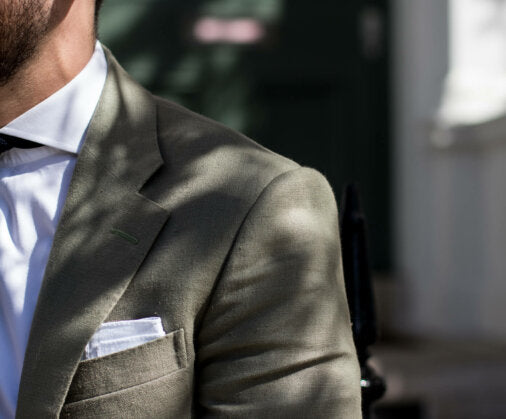 The Classic White Pocket Square