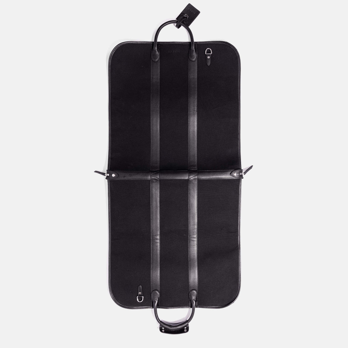 
                  
                    Garment Bag in Black Canvas
                  
                
