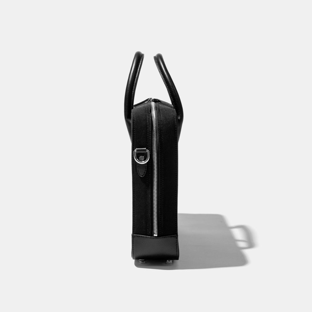 
                  
                    Computer Tote in Black Canvas
                  
                