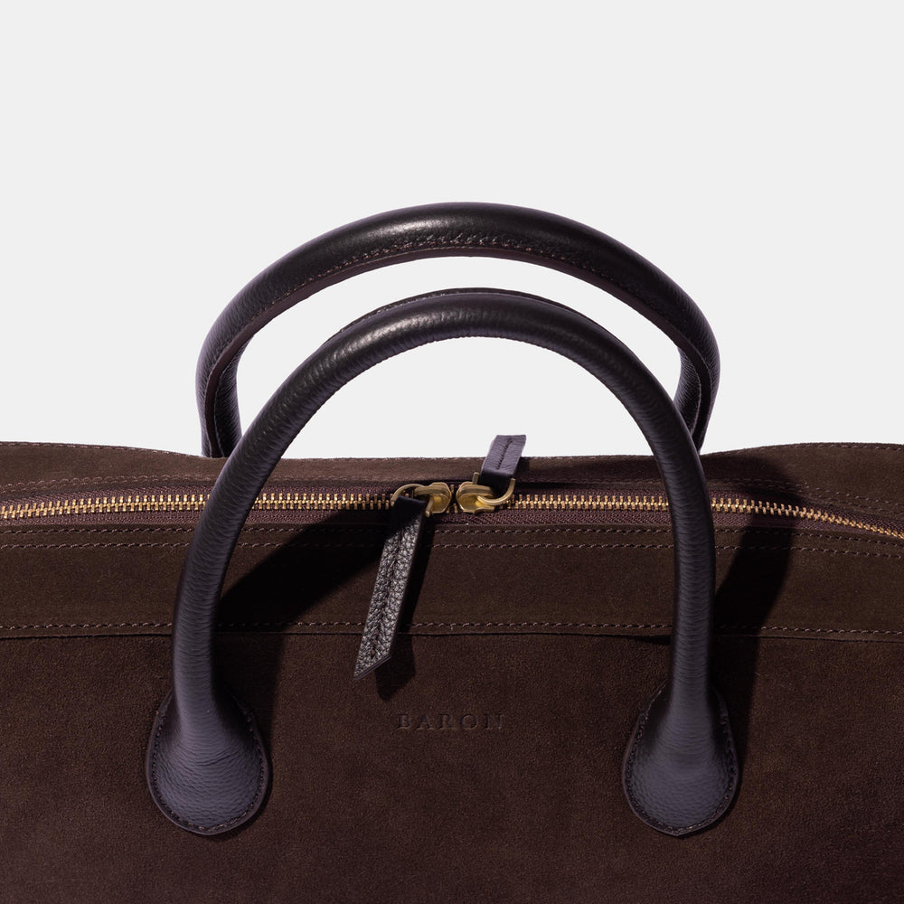 
                  
                    Computer Tote in Brown Suede
                  
                