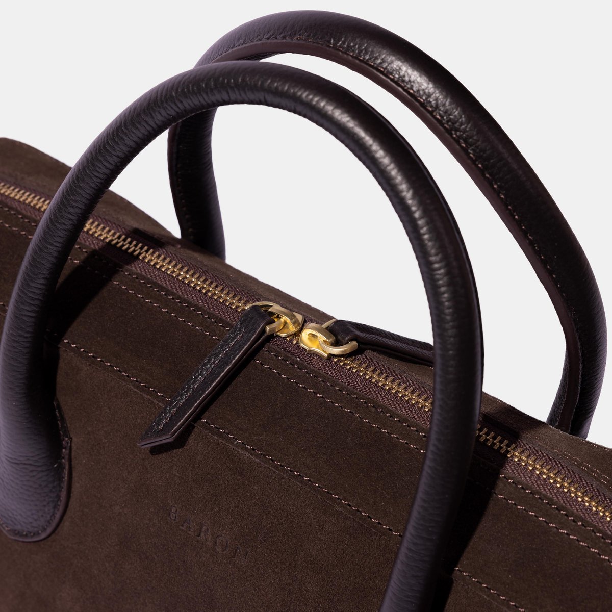 
                  
                    Computer Tote in Brown Suede
                  
                