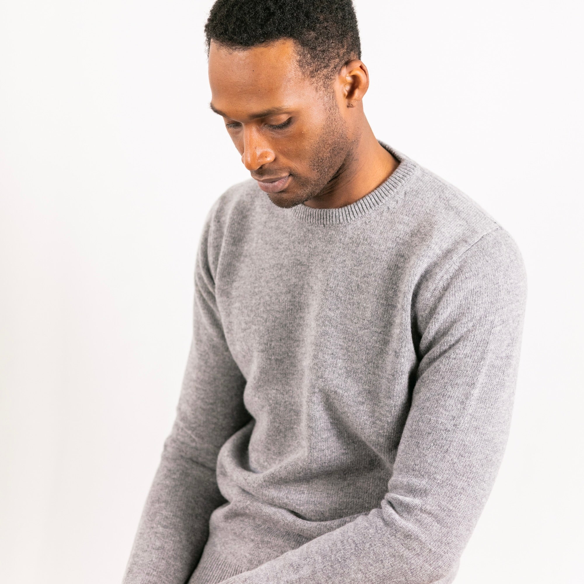 SPECAL GUEST EASY CREWNECK グレー Crewneck Sweatshirt Heather Grey 400 GSM Fleece – House Of