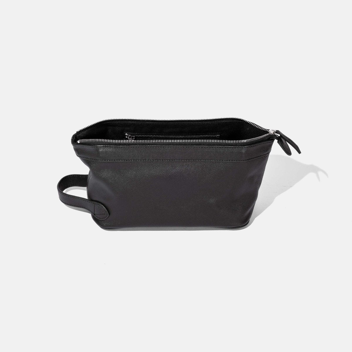
                  
                    Wash Bag in Black Epsom Leather
                  
                