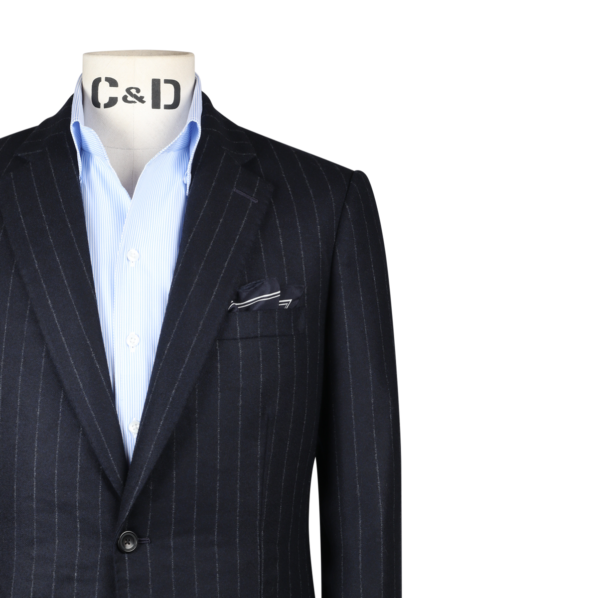 
                  
                    One Piece Collar Shirt in Sky Stripe
                  
                