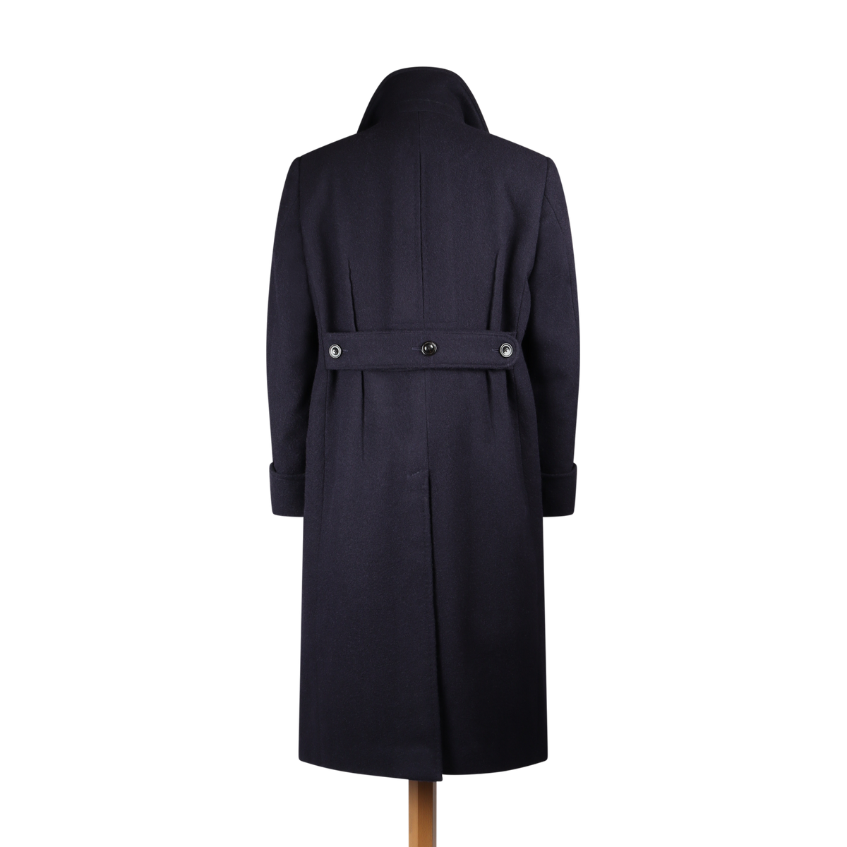
                  
                    Greatcoat in Navy Brushed Melton
                  
                