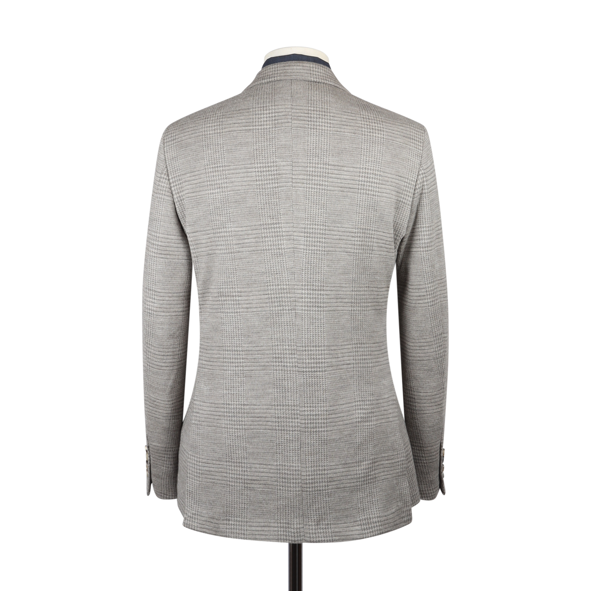
                  
                    Cardigan Jersey Jacket in Cream Glen Check
                  
                