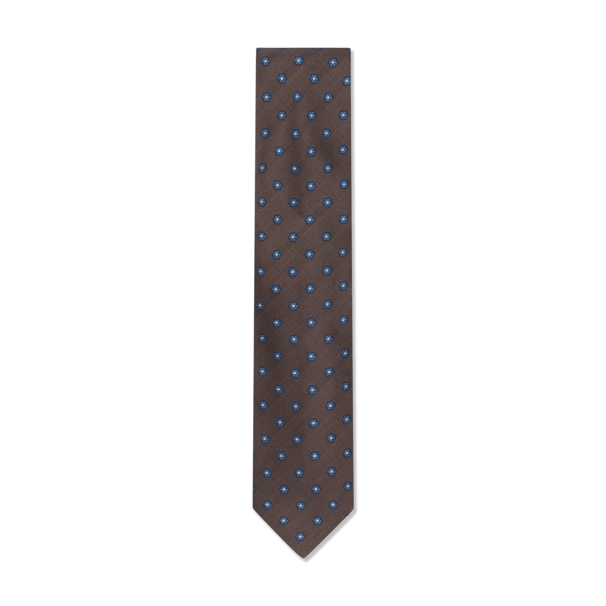 
                  
                    Sky Motif Tie in Brown Cotton Silk
                  
                