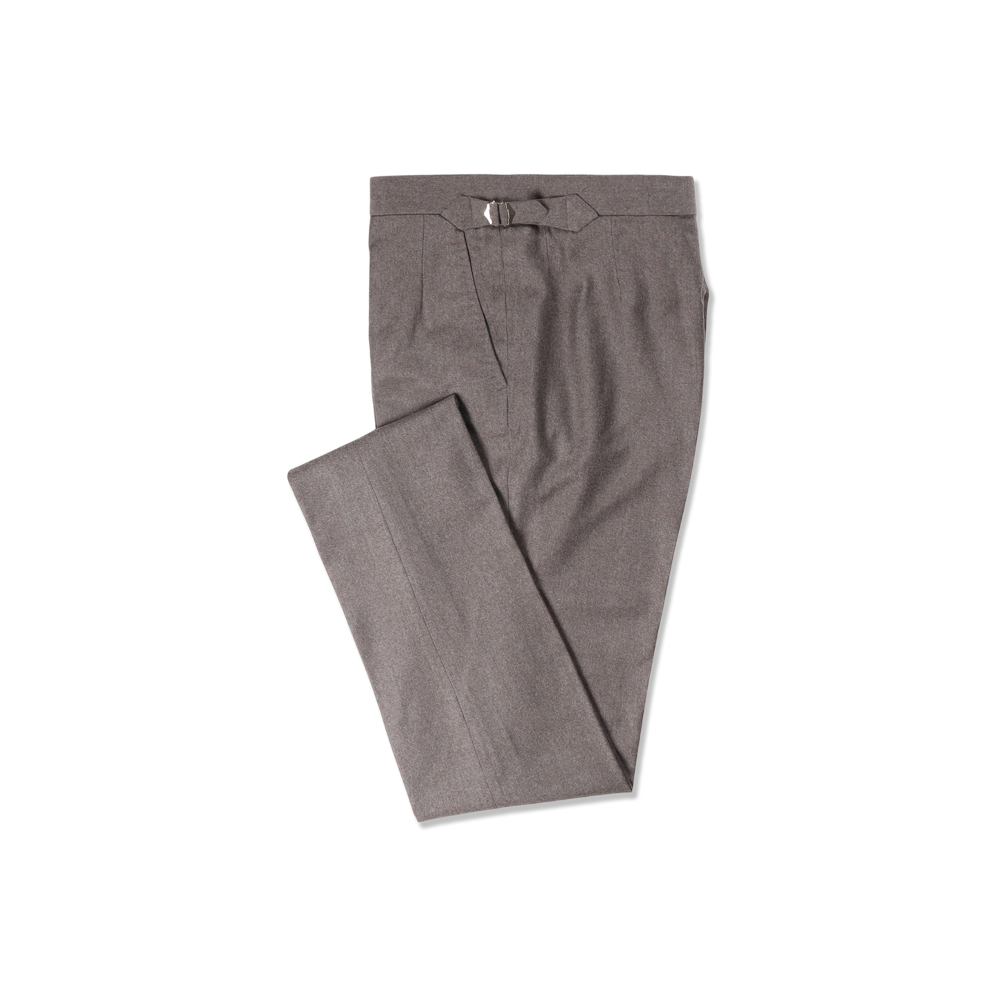 
                  
                    Single Breasted Notch Suit in Fawn Flannel
                  
                