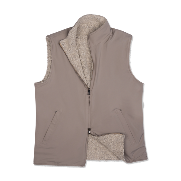 Technical Zip Gilet in Cream – Cad & The Dandy Savile Row