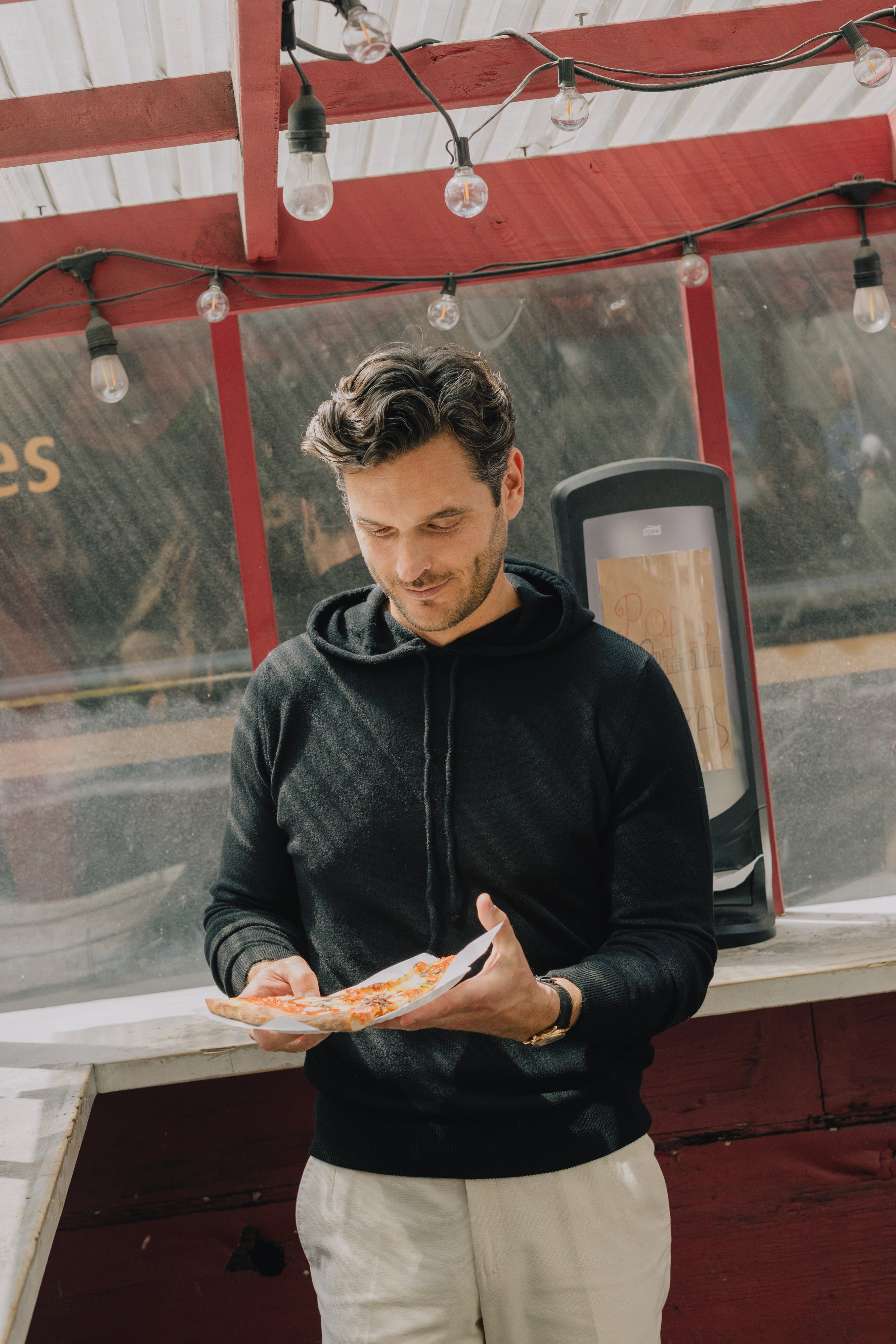 Hoodie in Black Cashmere – Cad & The Dandy Savile Row