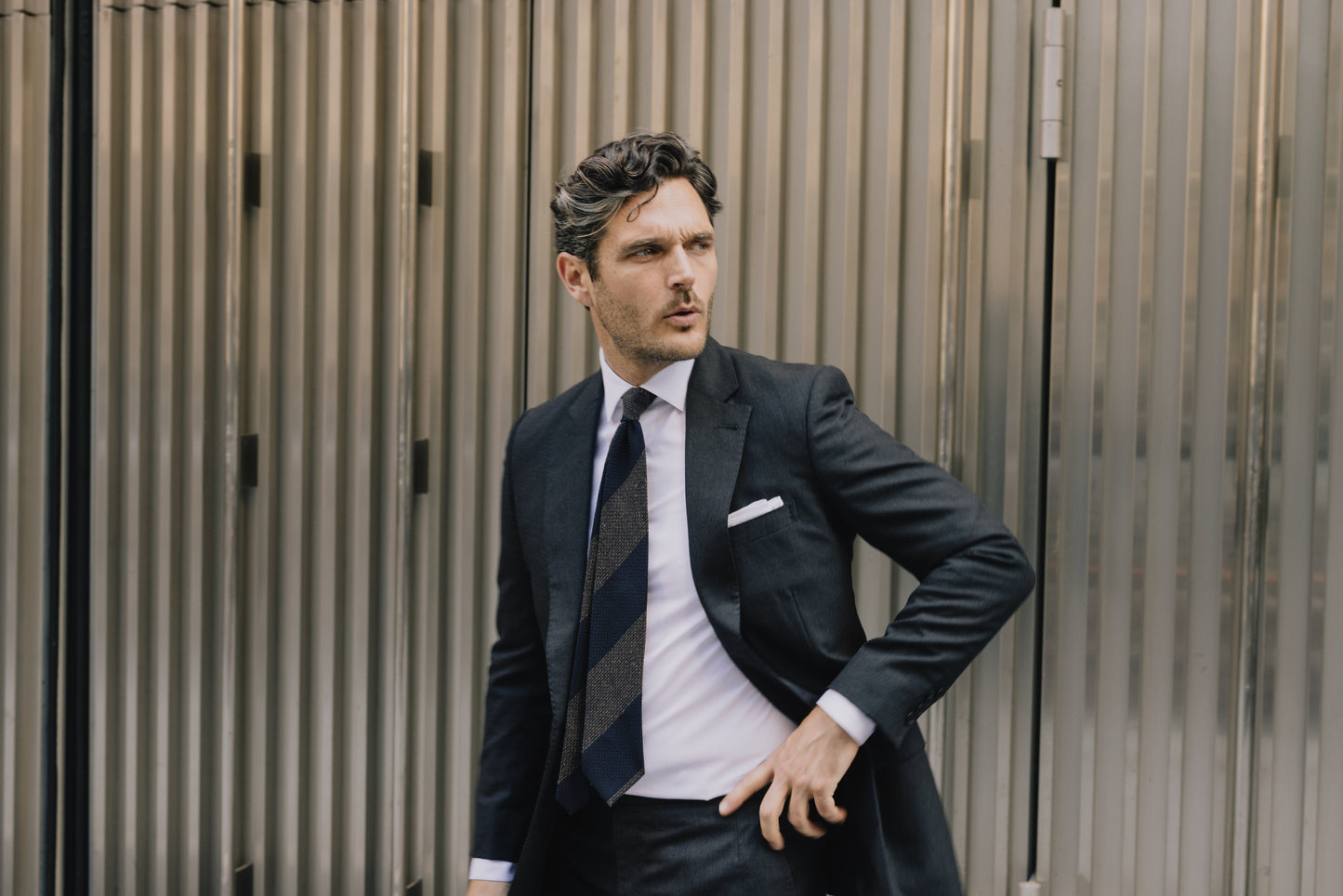 
                  
                    Classic Collar Shirt in White Poplin
                  
                