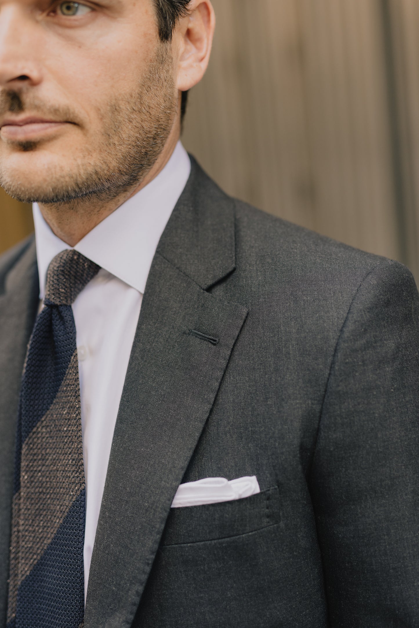 
                  
                    Classic Collar Shirt in White Poplin
                  
                