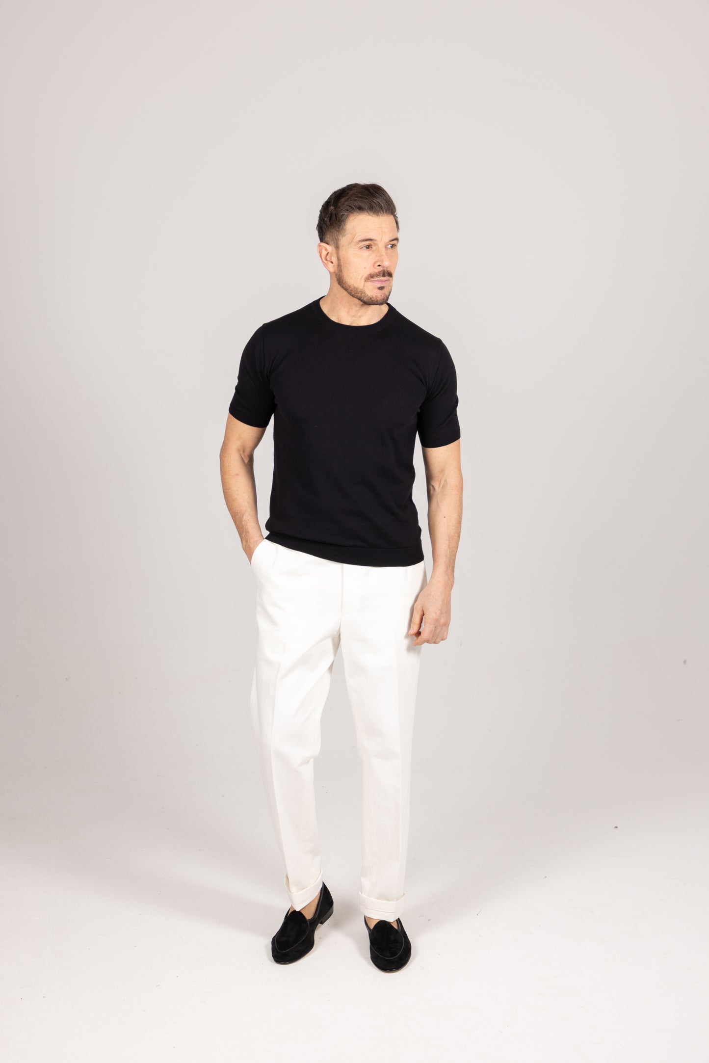 
                  
                    Ice Cotton T-Shirt in Black
                  
                