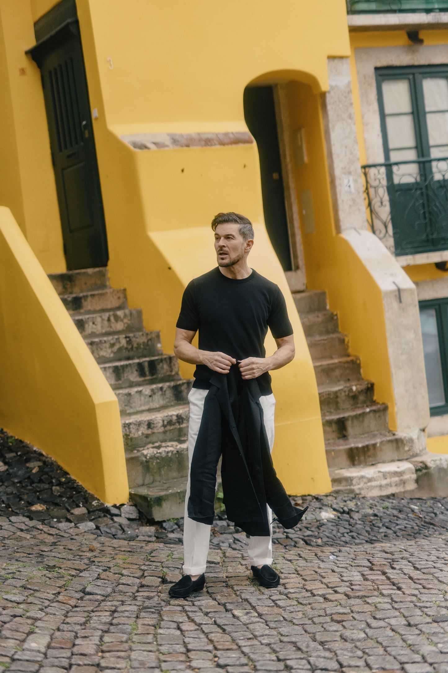 
                  
                    Ice Cotton T-Shirt in Black
                  
                