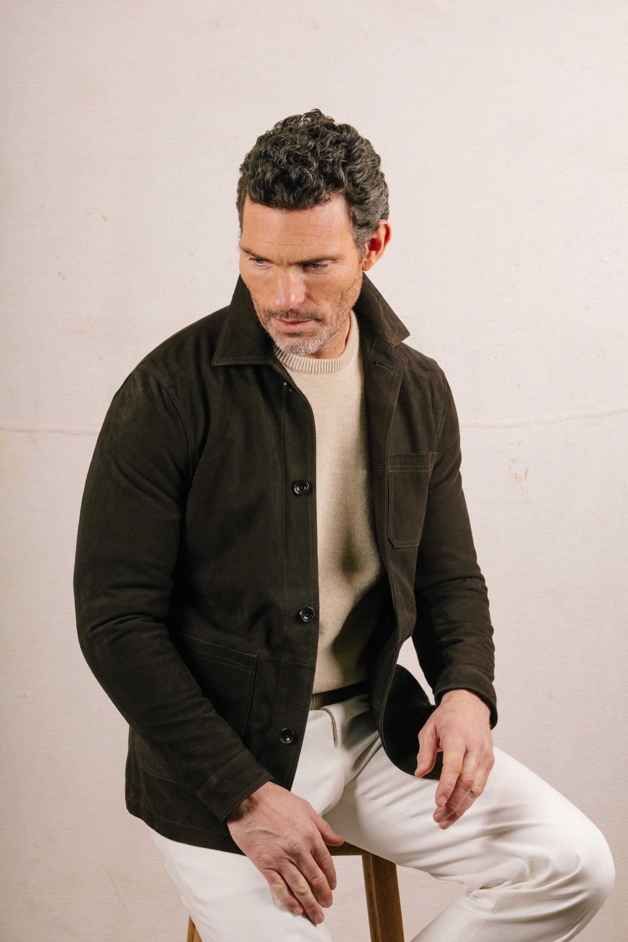 Worker Jacket in Chocolate Brown Suede – Cad & The Dandy Savile Row