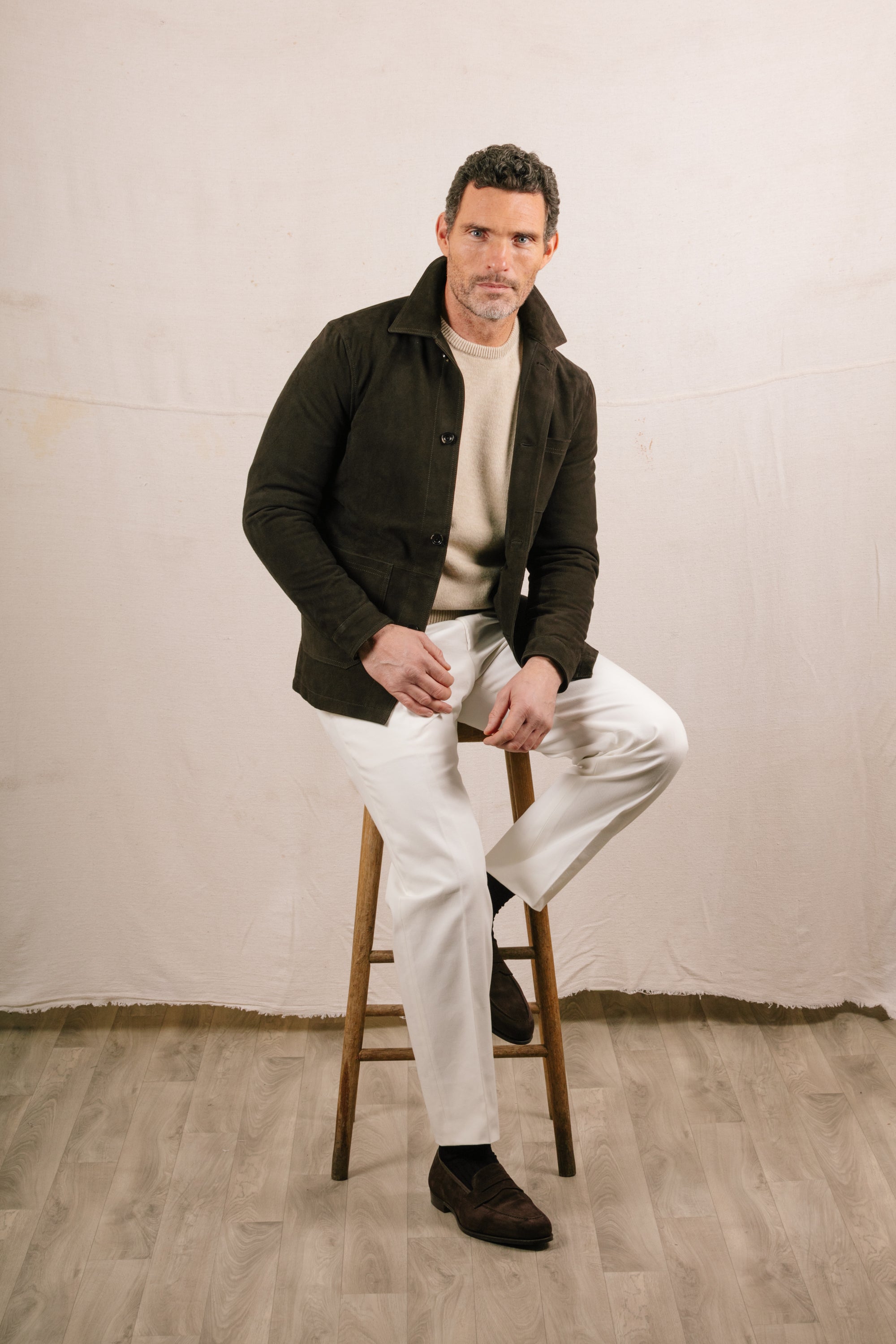 Worker Jacket in Chocolate Brown Suede – Cad & The Dandy Savile Row