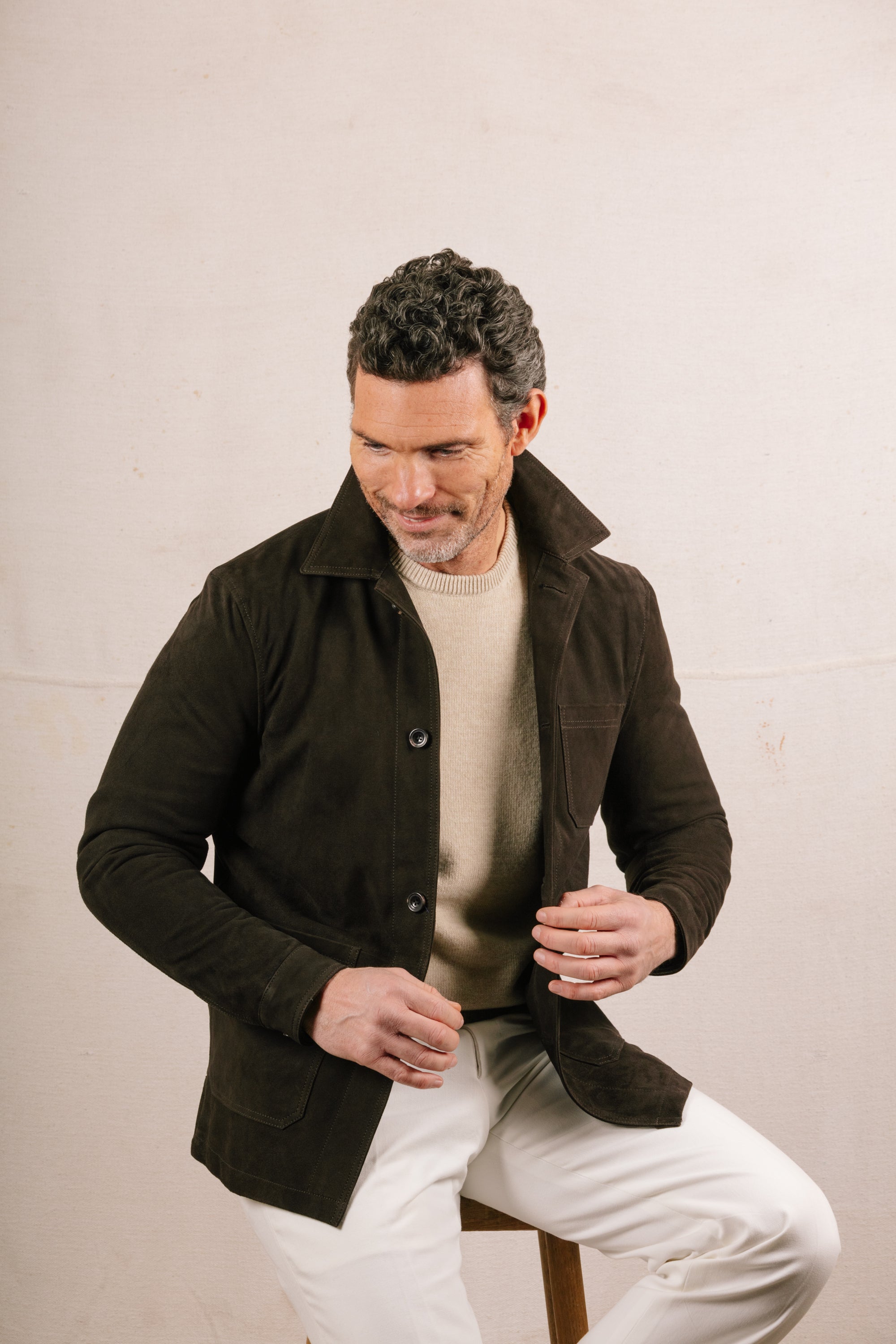 Worker Jacket in Chocolate Brown Suede – Cad & The Dandy Savile Row