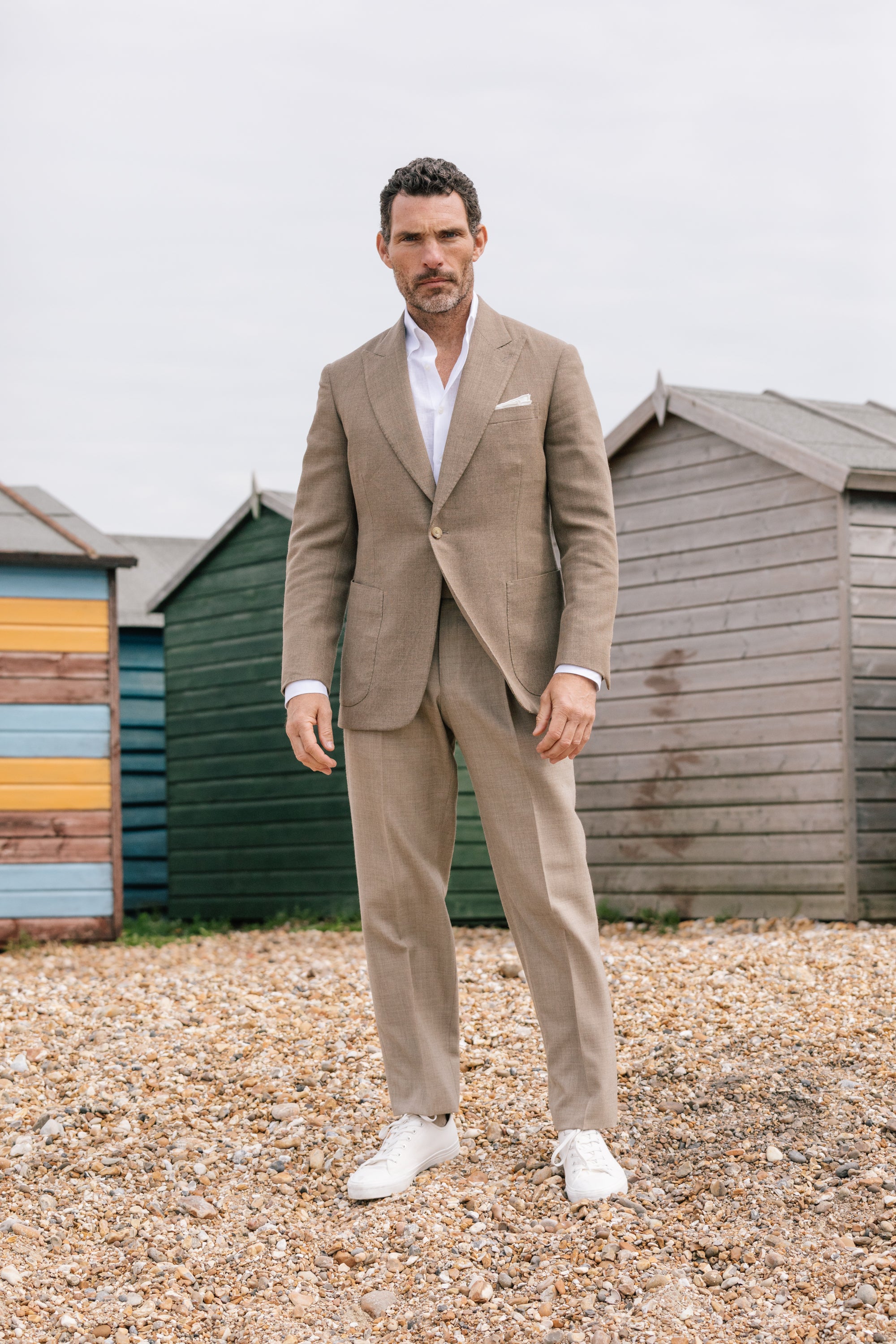 Pleat Front Trouser in Oatmeal High Twist Wool – Cad & The Dandy