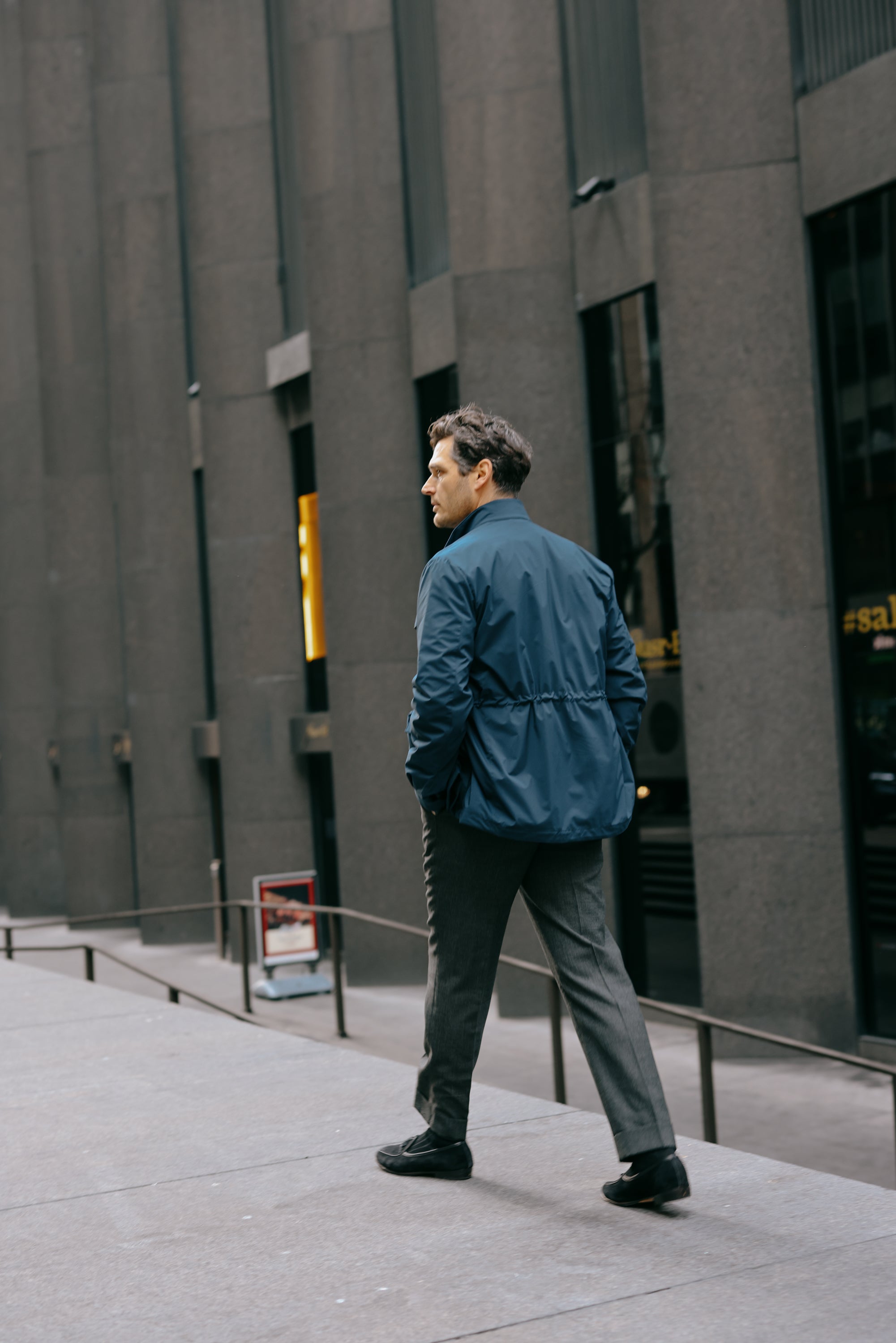 Pleat Front Trouser in Dark Grey High Twist Wool – Cad & The Dandy