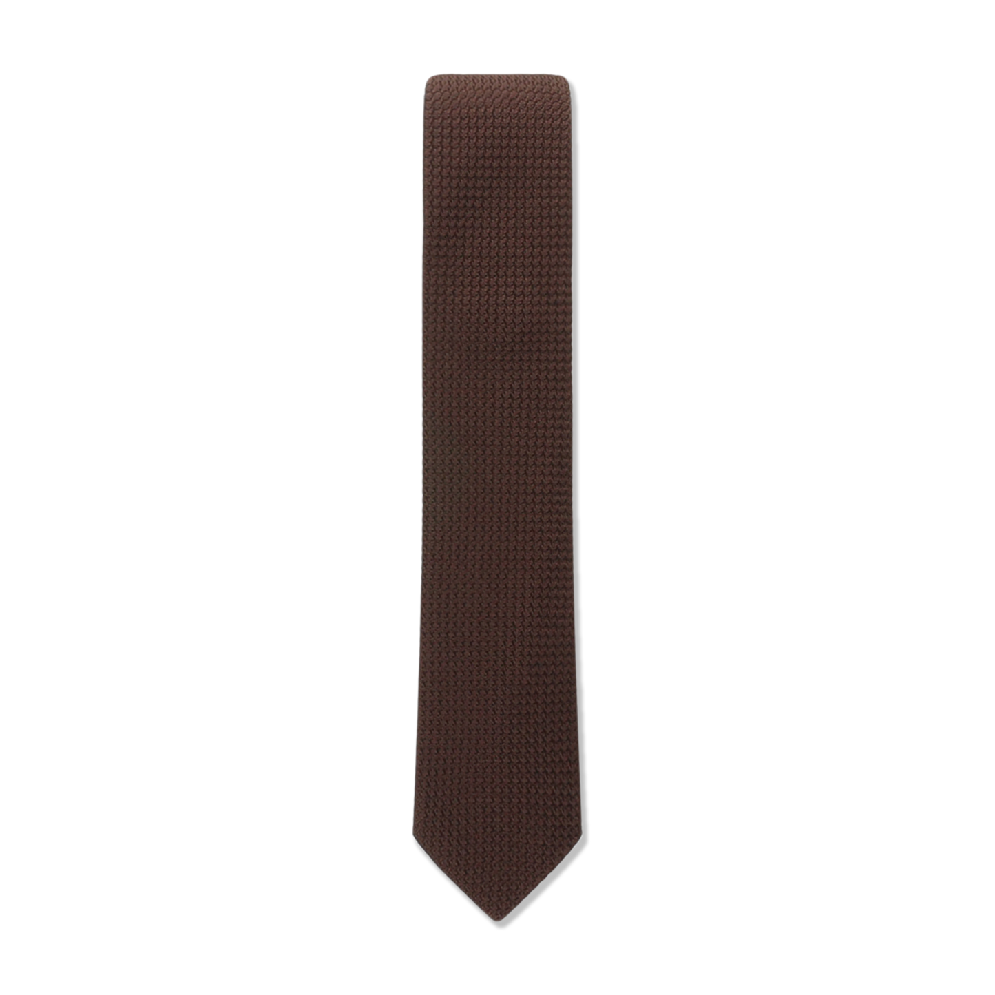 
                  
                    Silk Grenadine Tie in Chocolate Brown
                  
                