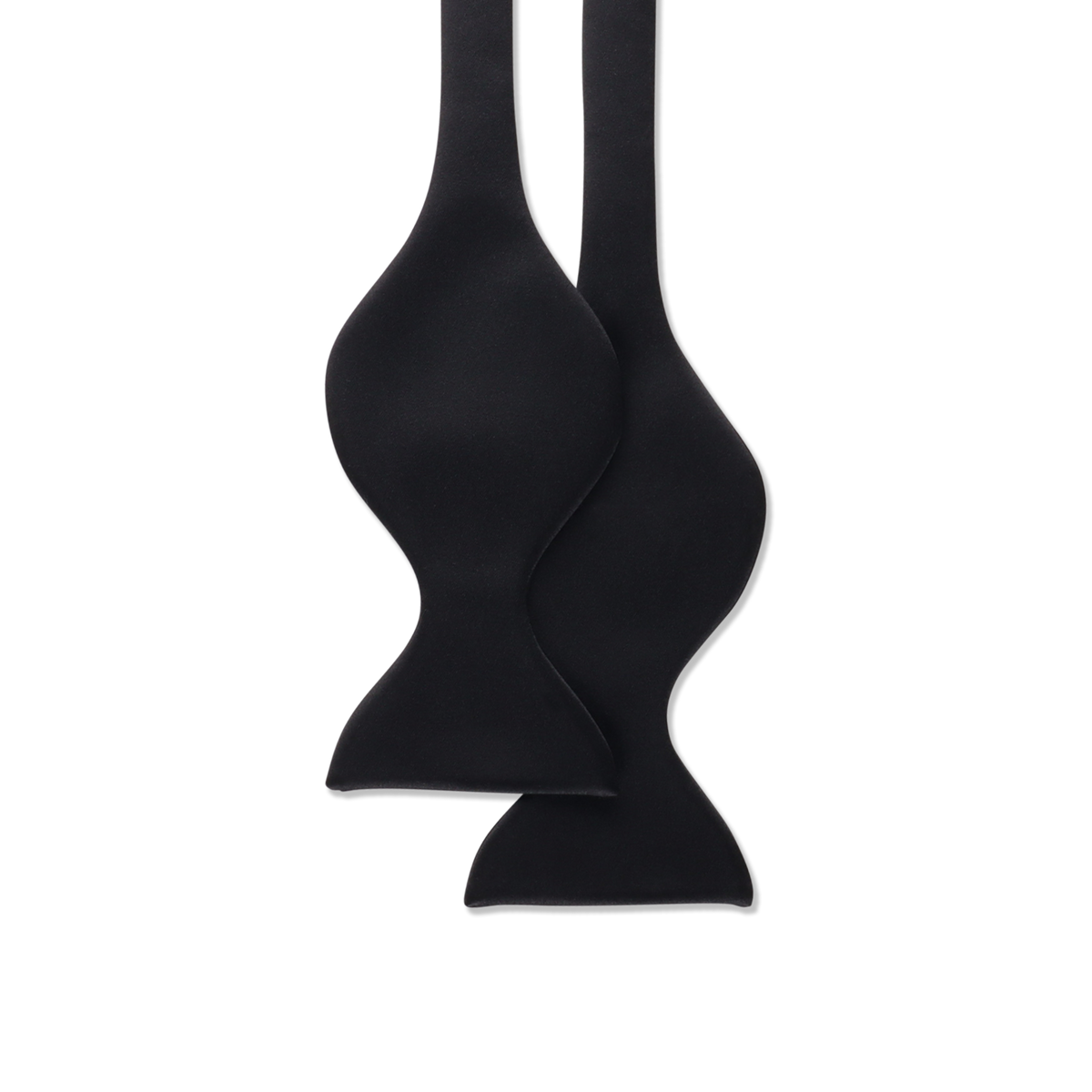 
                  
                    Black Satin Self Tie Bowtie
                  
                