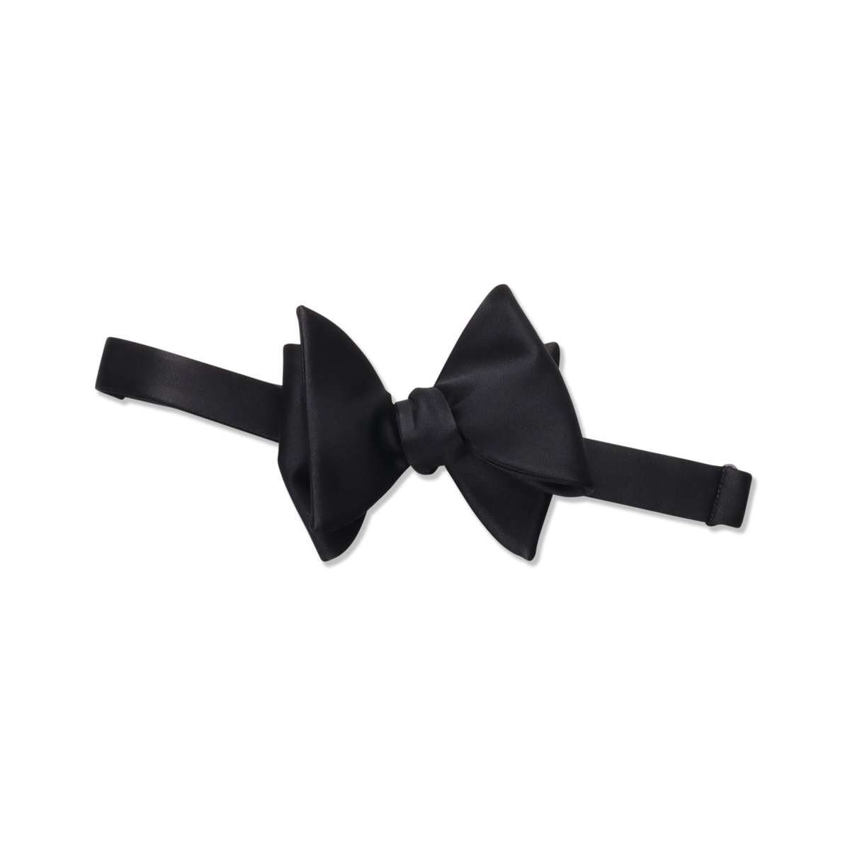 
                  
                    Black Satin Self Tie Bowtie
                  
                