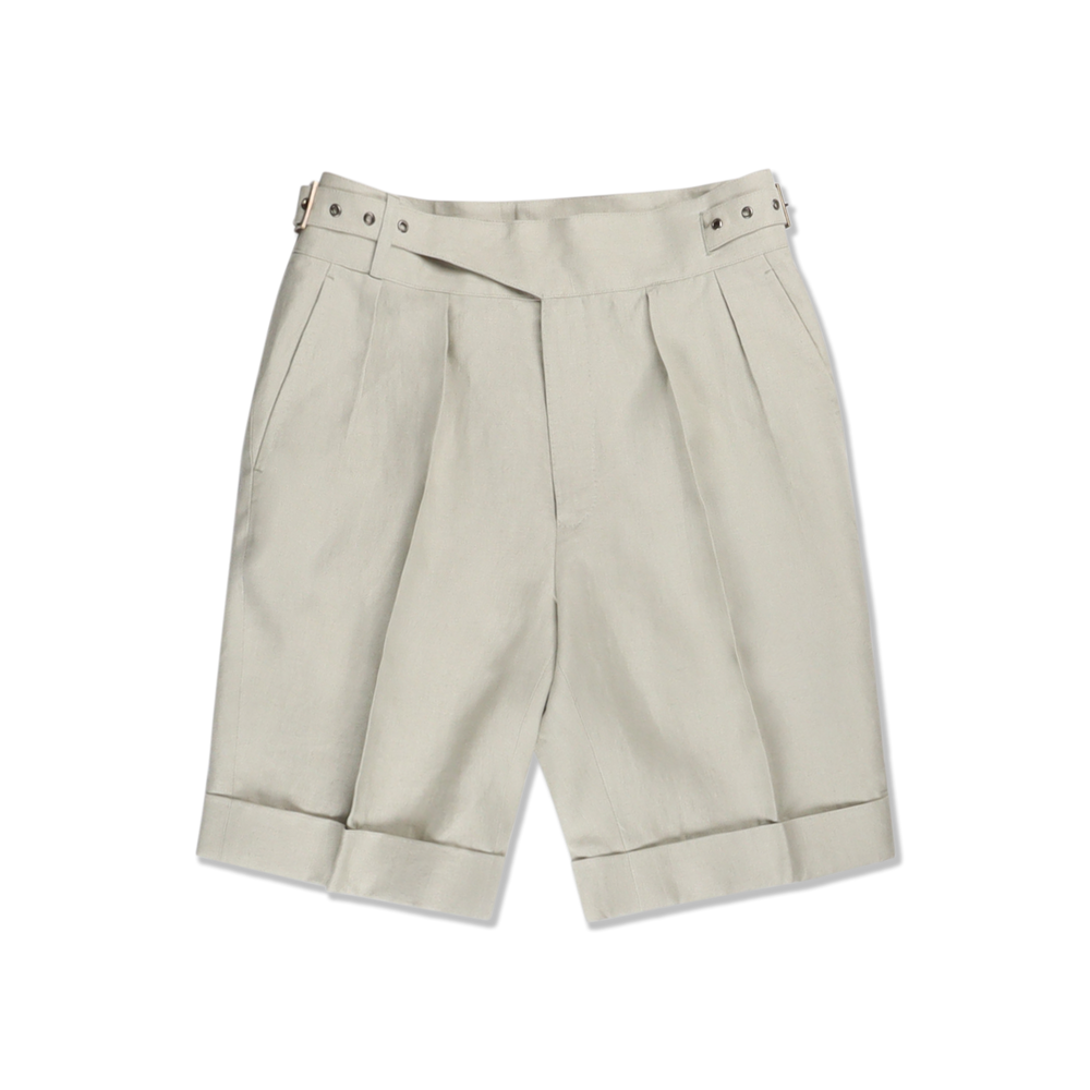 Gurkha Shorts in Sage Green Linen – Cad & The Dandy Savile Row