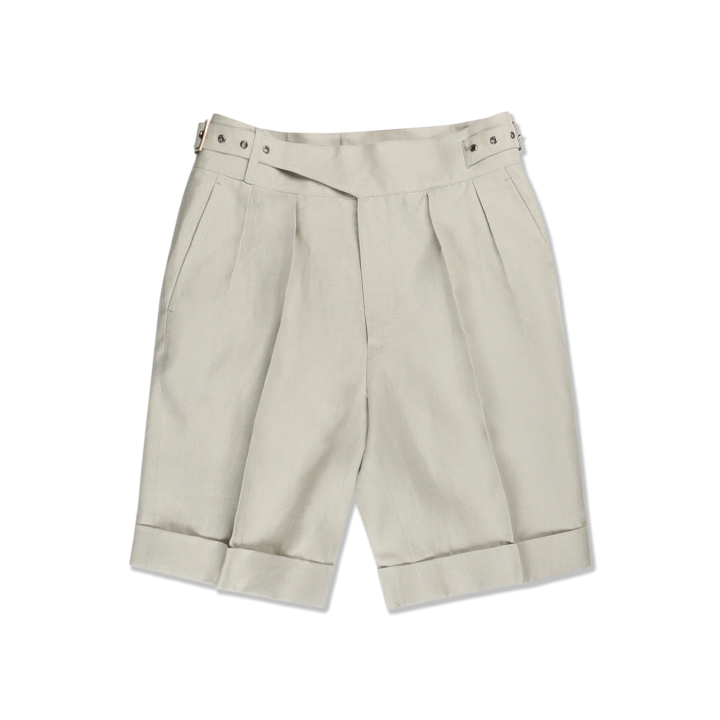 
                  
                    Gurkha Shorts in Sage Green Linen
                  
                