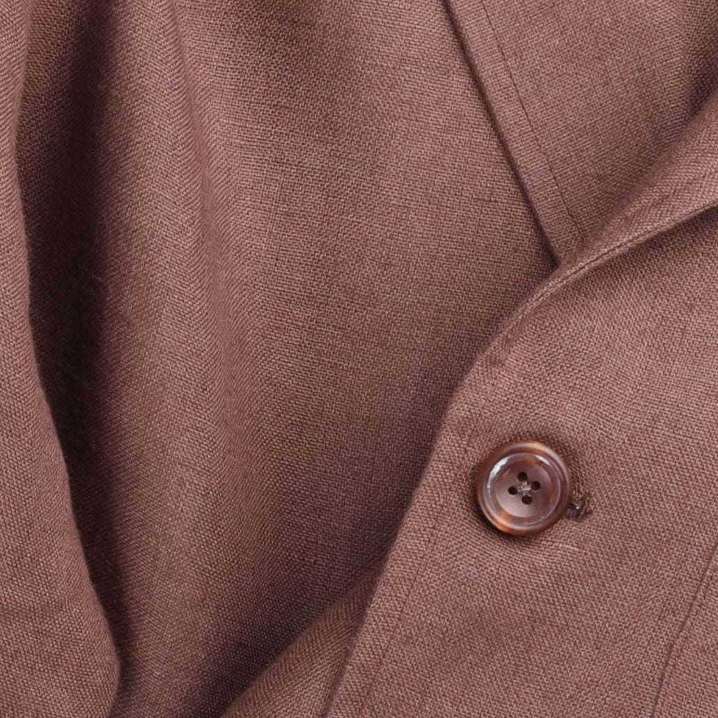 
                  
                    Painters Jacket in Chocolate Brown Linen
                  
                