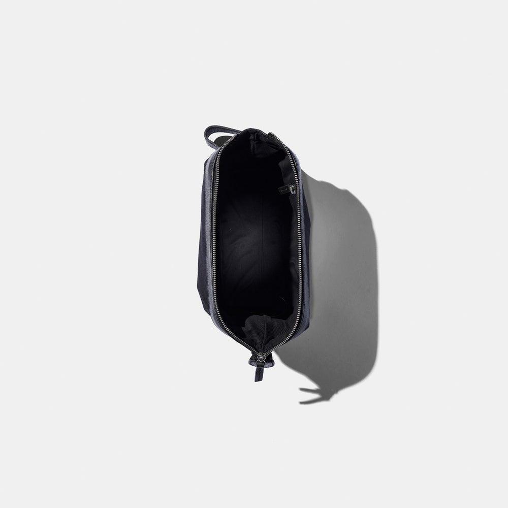 
                  
                    Wash Bag in Black Canvas
                  
                