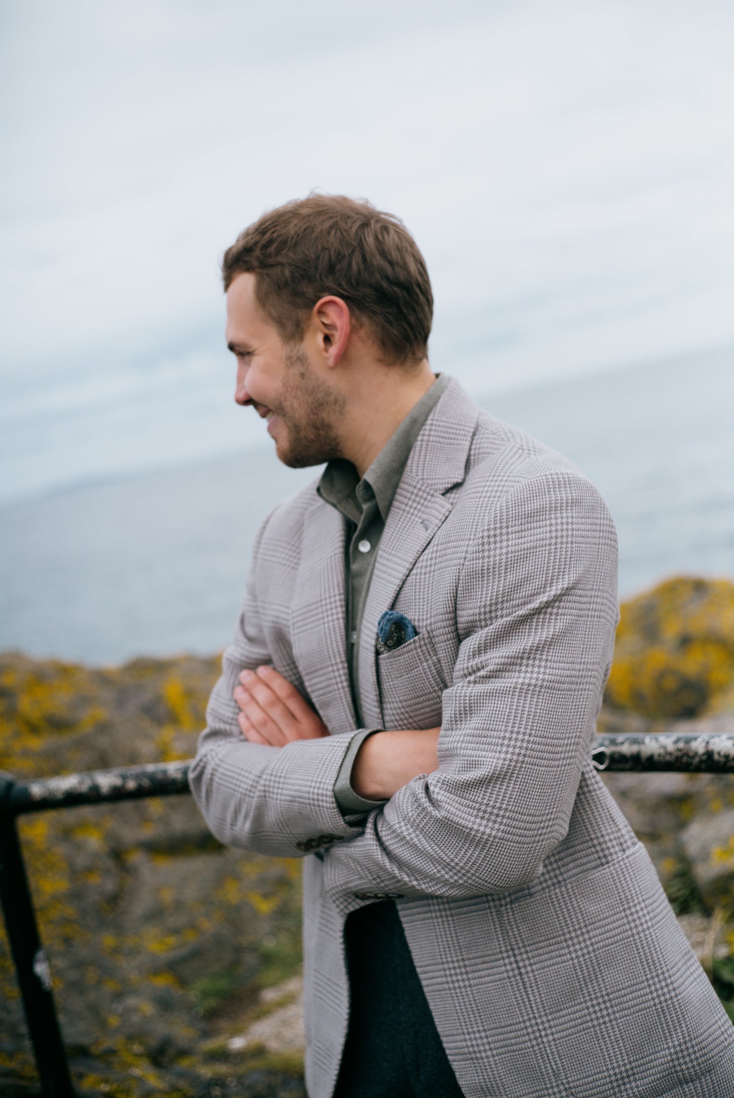 
                  
                    Button Down Shirt in Sage Green Flannel
                  
                
