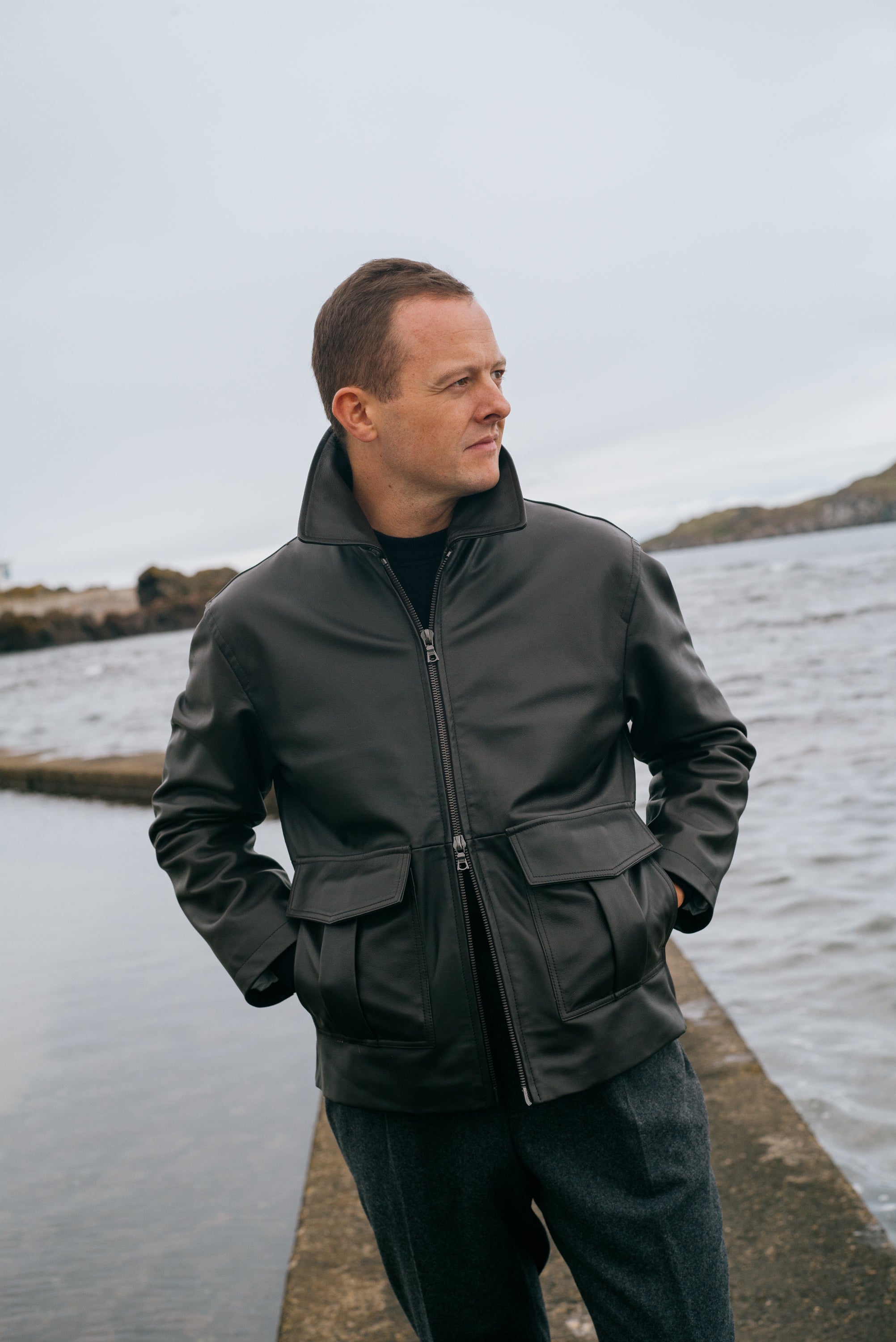 Flight Jacket in Chocolate Brown Napa Leather – Cad & The Dandy