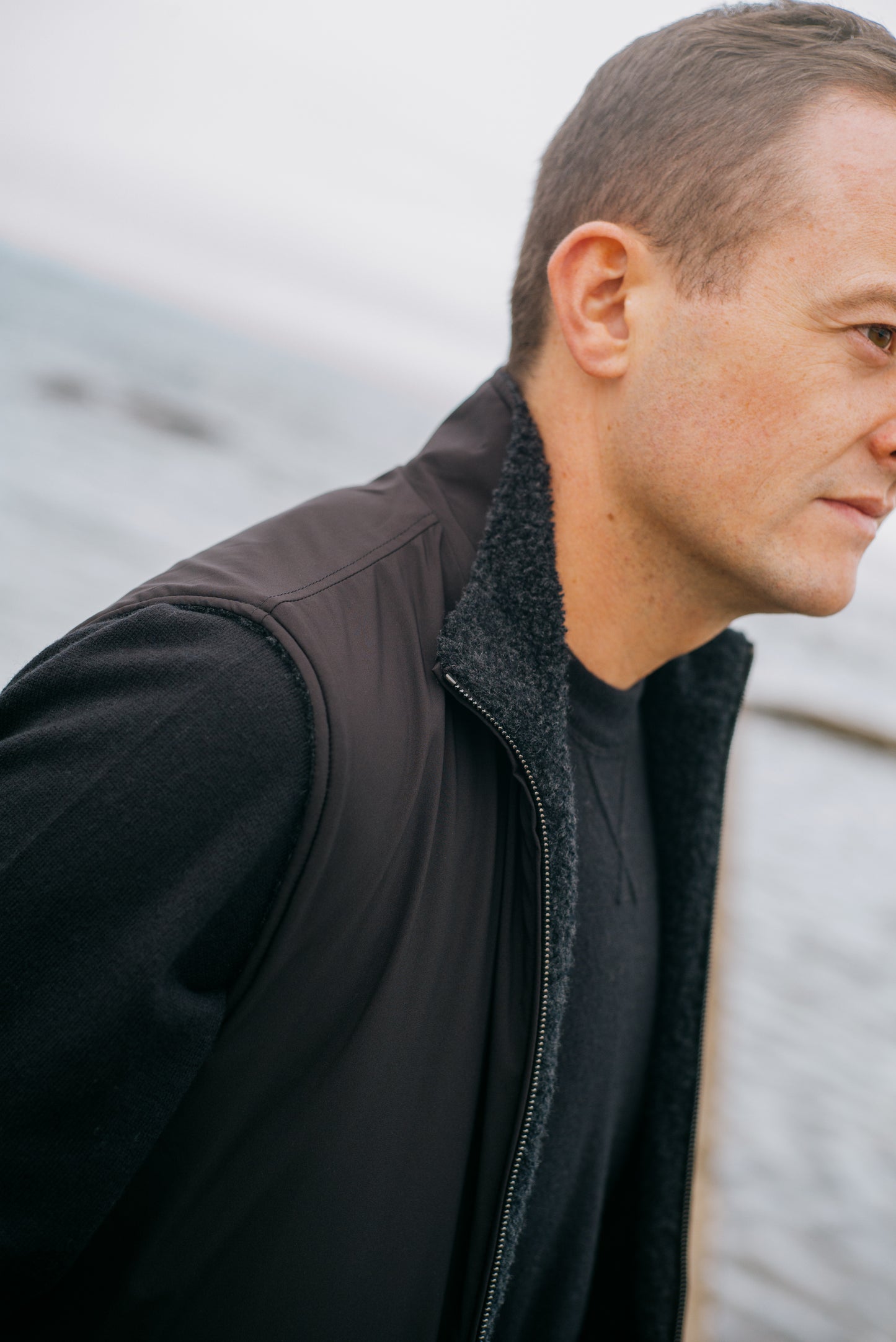 
                  
                    Crewneck Sportsman Jumper in Jet
                  
                