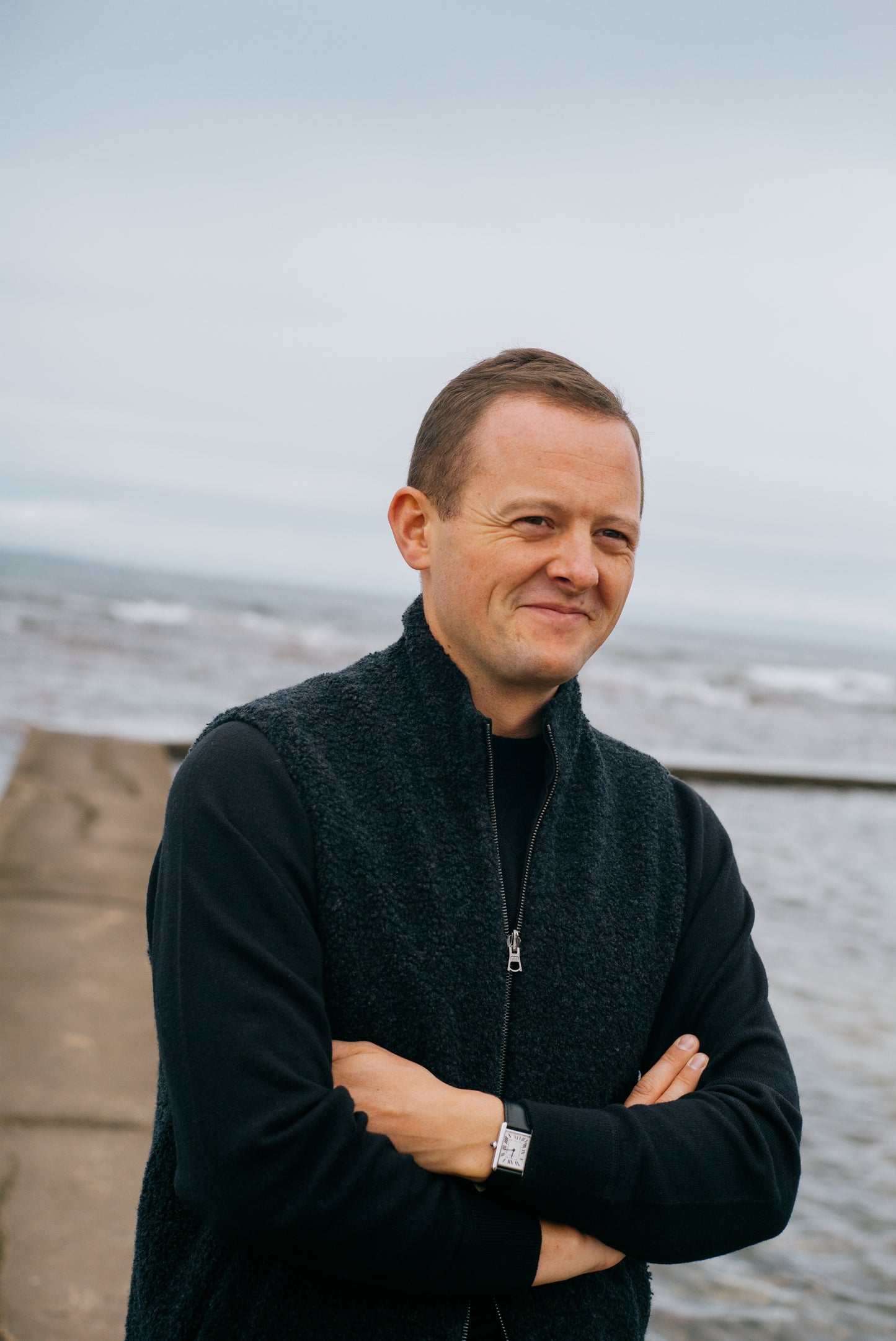 
                  
                    Crewneck Sportsman Jumper in Jet
                  
                