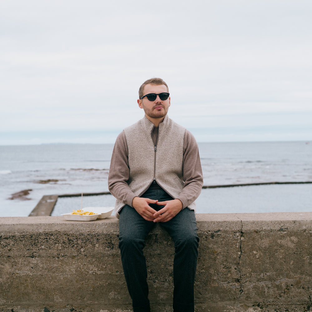 
                  
                    Crewneck Sportsman Jumper in Mink
                  
                