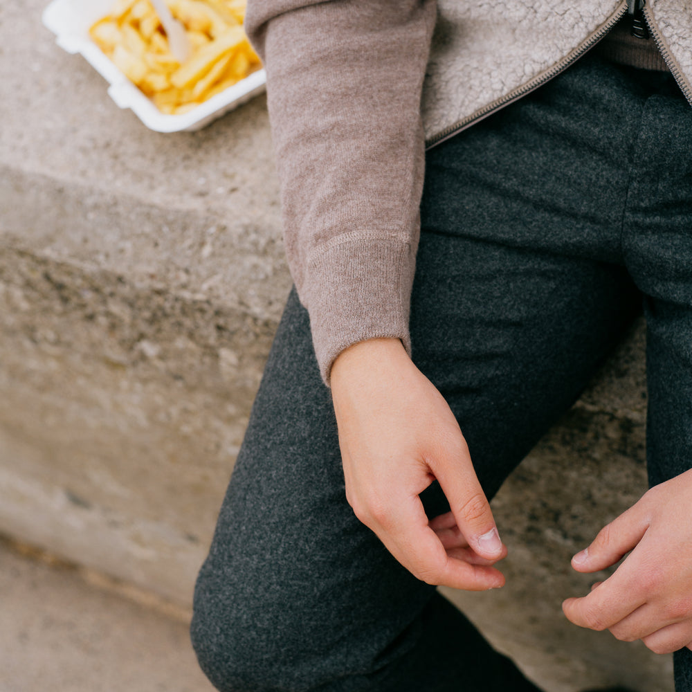 
                  
                    Crewneck Sportsman Jumper in Mink
                  
                