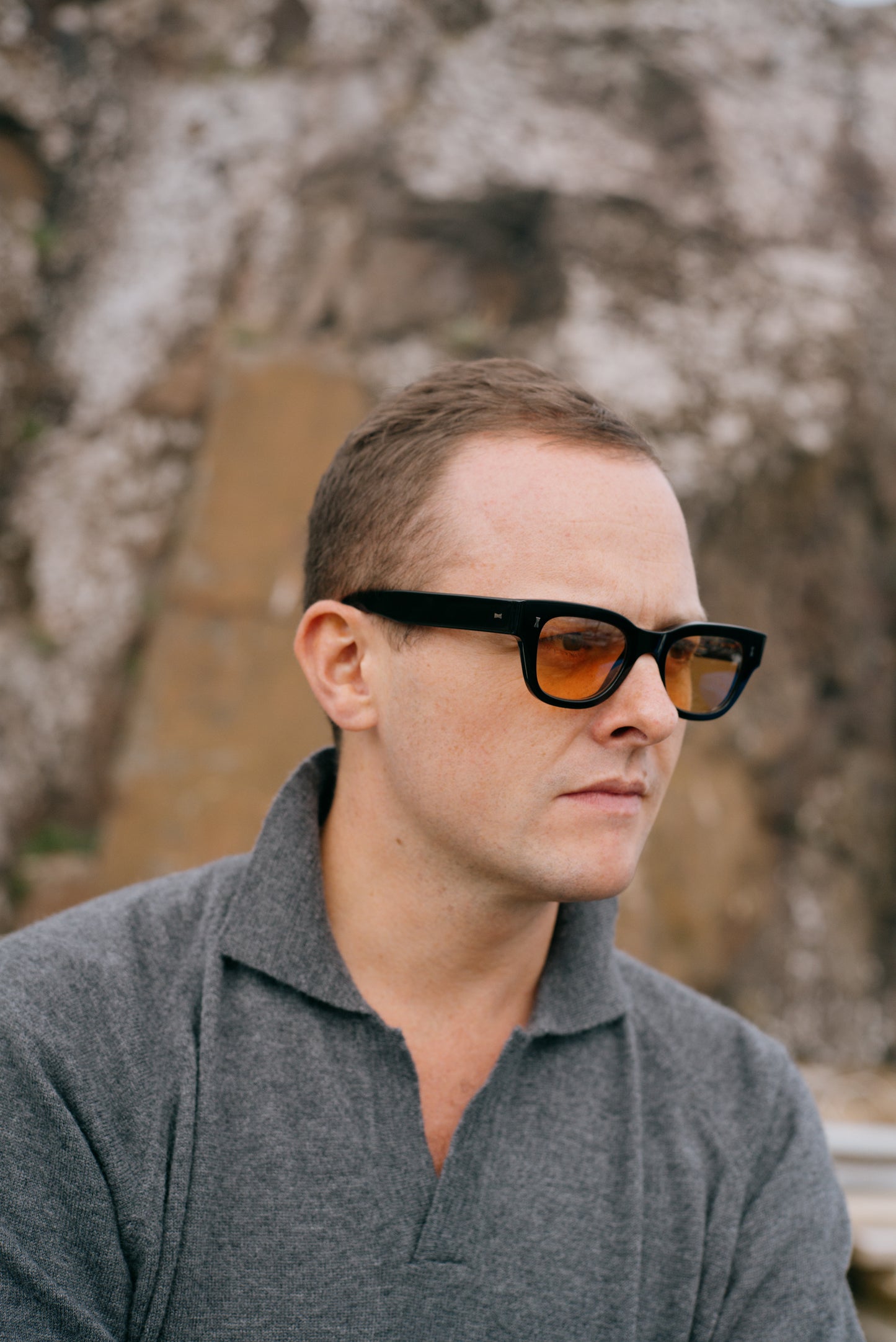 
                  
                    Polo Neck Jumper in Graphite
                  
                