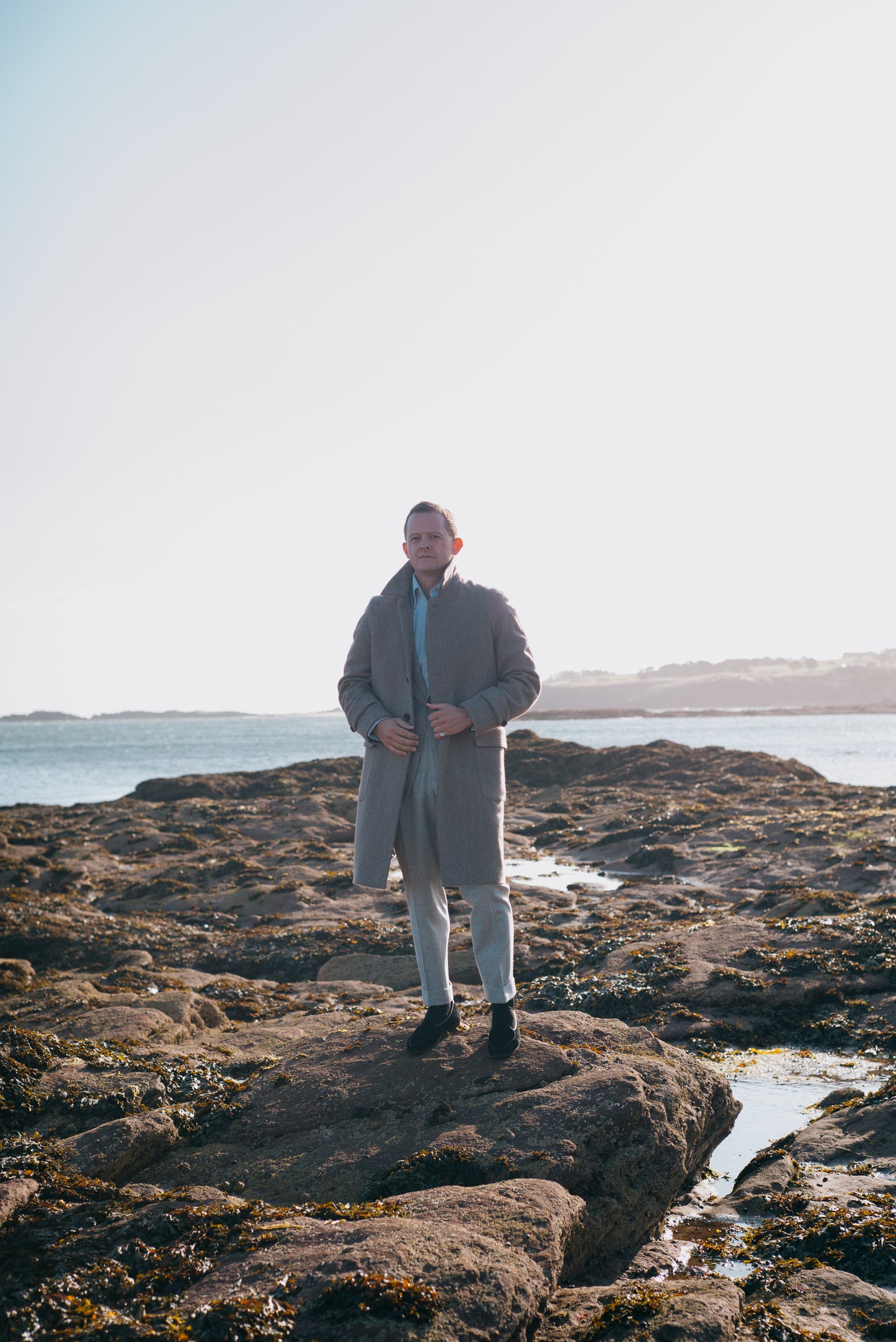 
                  
                    One Piece Collar Shirt in Green Stripe Oxford
                  
                