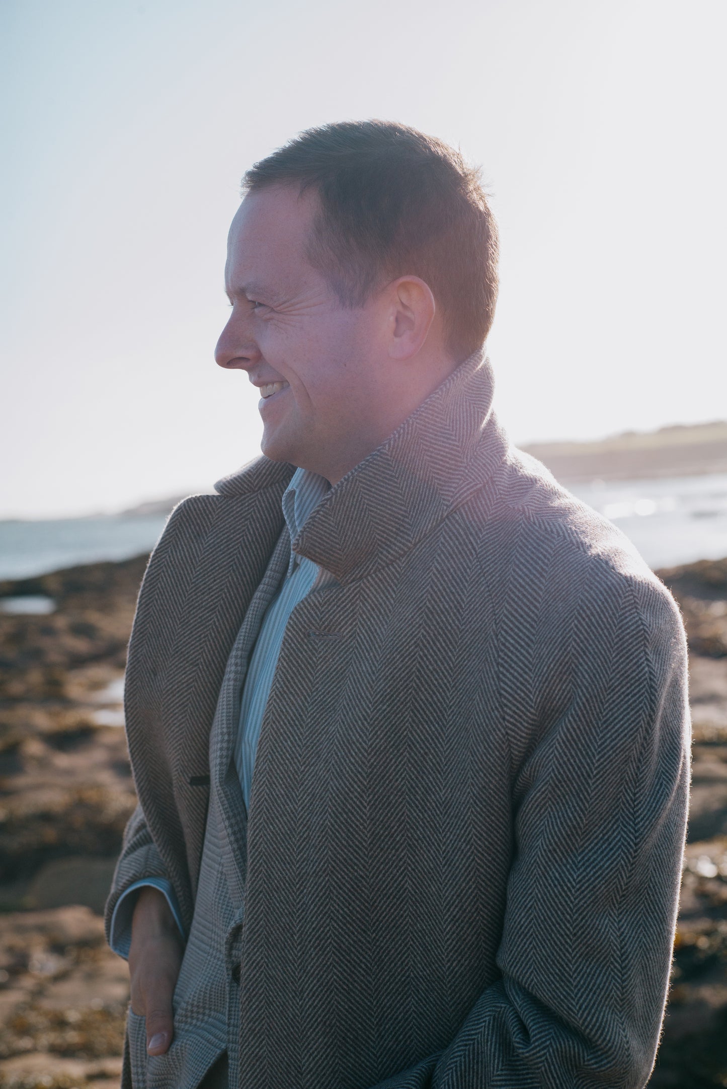 
                  
                    One Piece Collar Shirt in Green Stripe Oxford
                  
                