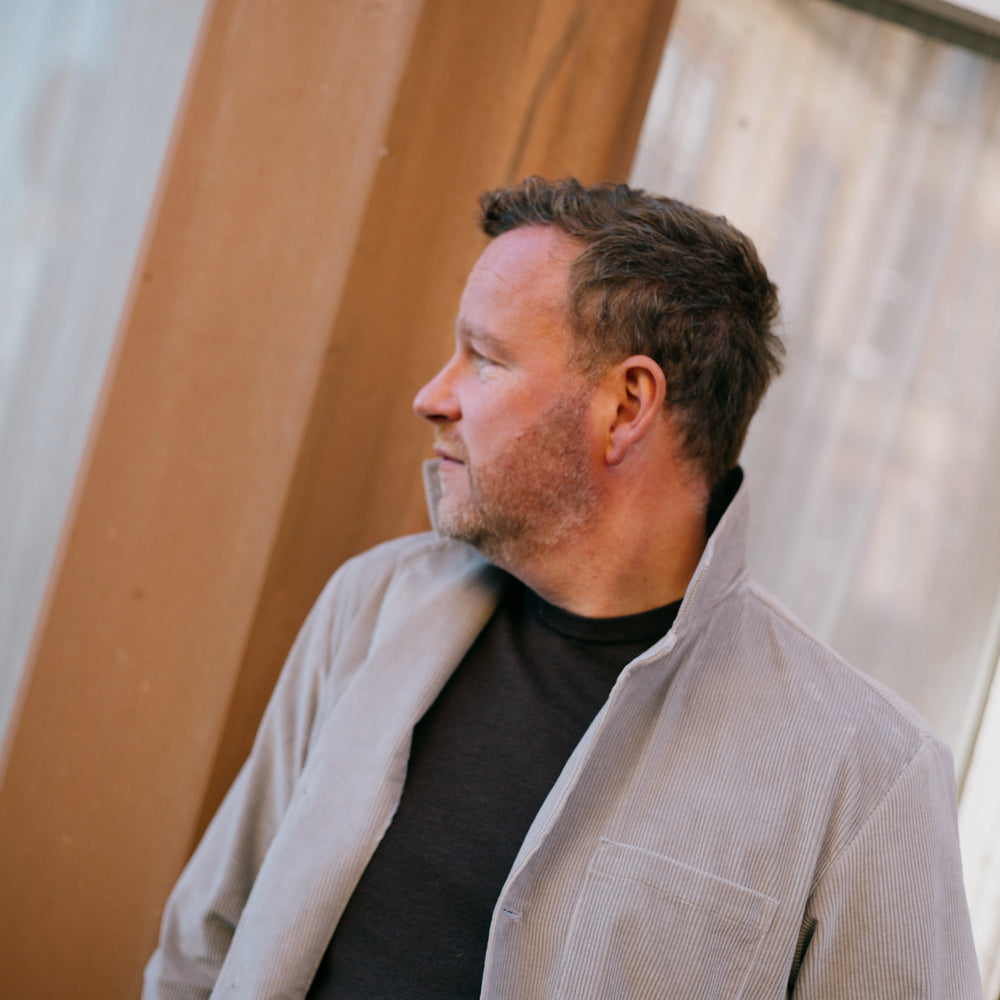 
                  
                    Painters Jacket in Putty Corduroy
                  
                